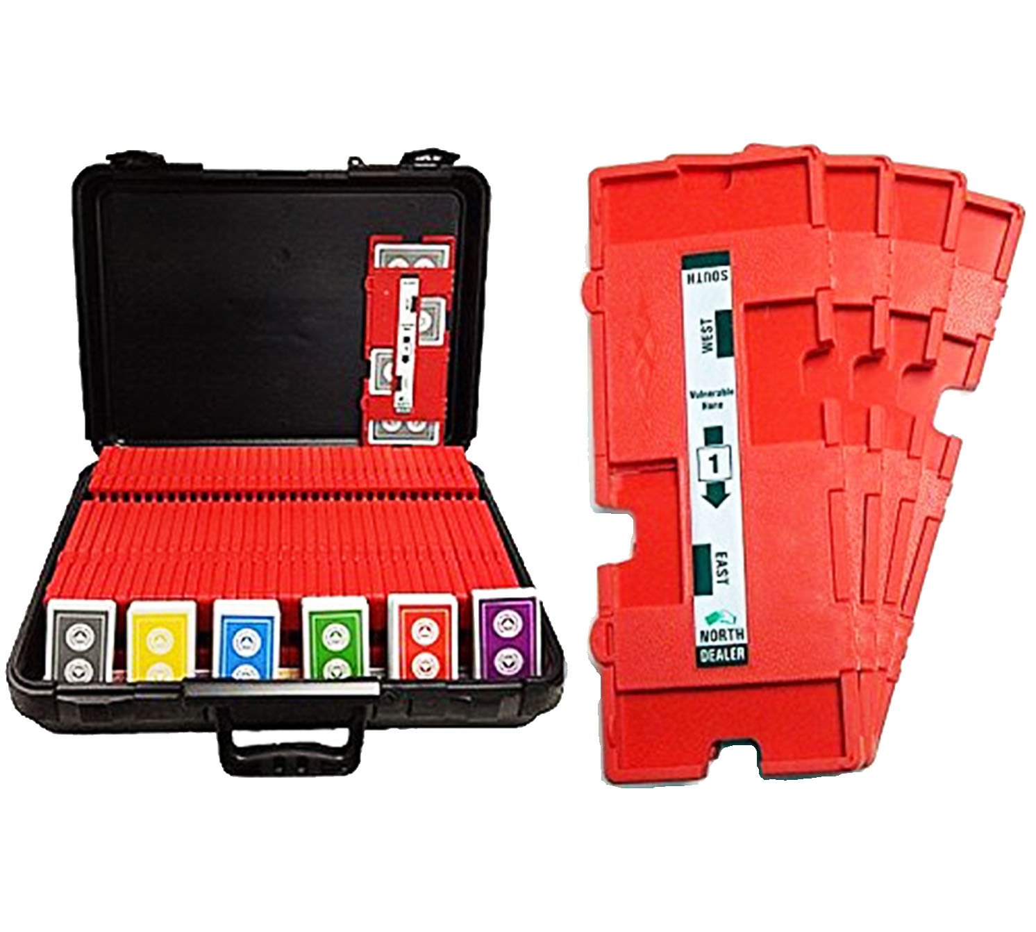 36 Imperial-Plus Duplicate Bridge Boards with 36 Decks ACBL Approved Playing Cards & Premium Carrying Case 6353 - Perfect for Tournament Play, Home Games & Travel