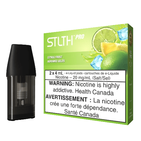 STLTH PRO Pods - Citrus Frost Flavor 4mL Vape Pods for Discreet & Smooth Vaping | Perfect for On-the-Go Use
