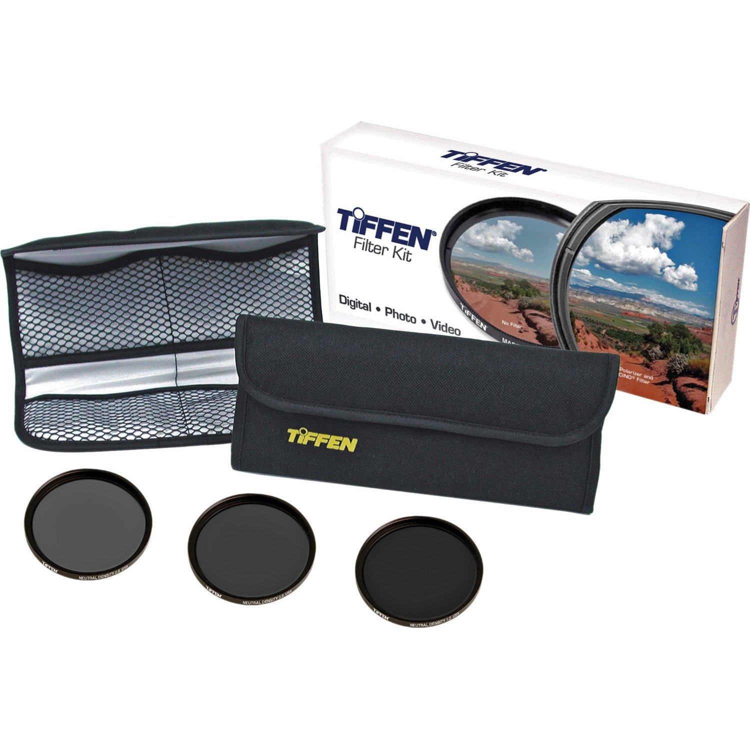 Professional Digital Neutral Density Filter Kit - ND2 to ND1000 for DSLR & Mirrorless Cameras - Perfect for Landscape, Long Exposure & Video Photography