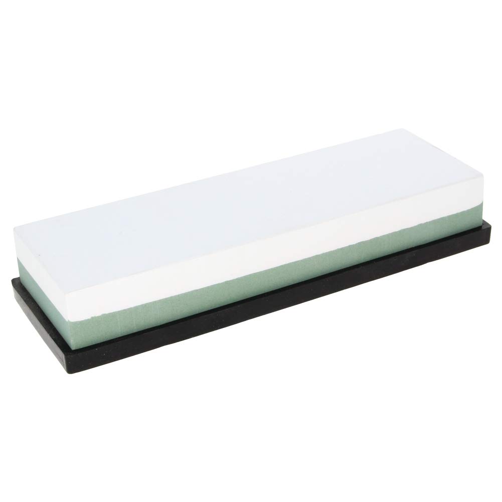 Utoolmart Double-Sided Whetstone Knife Sharpener - 600/1500 Grit Water Stone for Kitchen Knives, Scissors, Razors & Carving Tools (1PC) - Perfect for Home Cooking, Camping & Woodworking