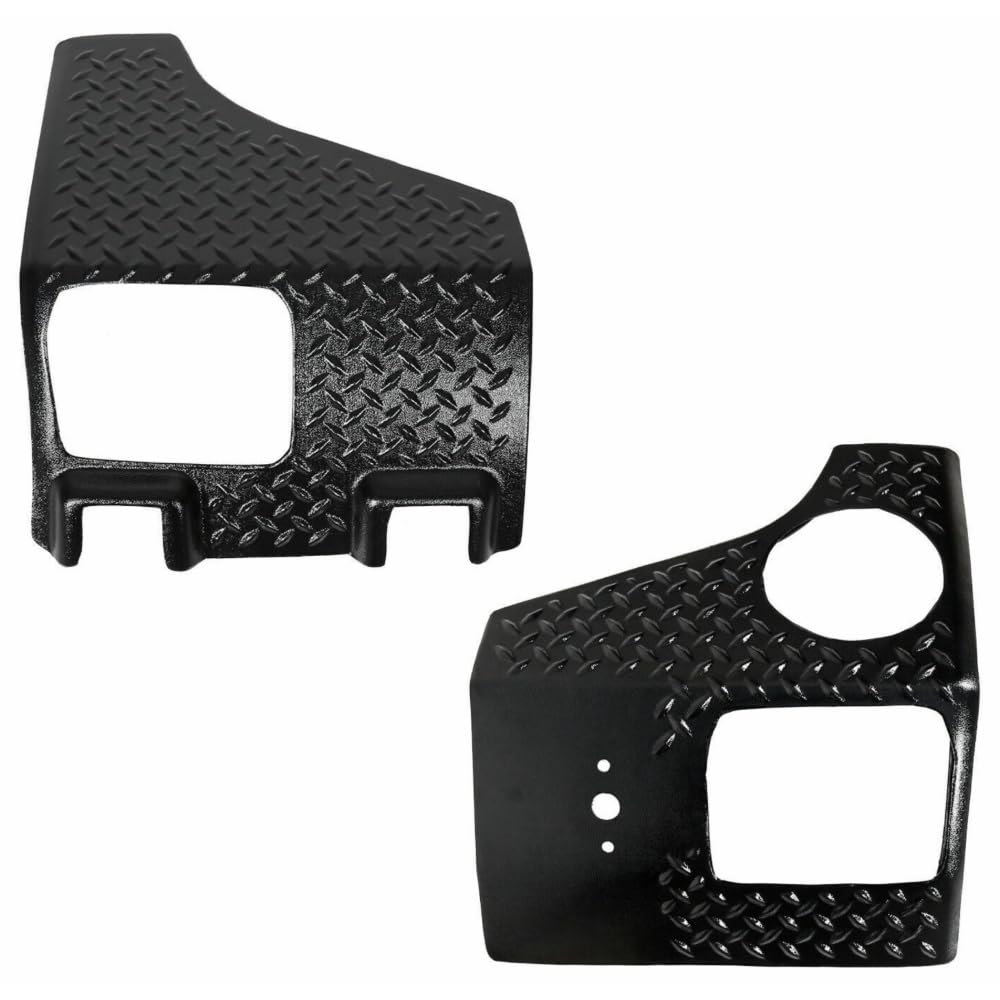 Jeep Wrangler Rear Corner Guards Kit Tail Cover (2007-2017) - Durable Black Plastic Protection for Off-Road Adventures & Daily Driving