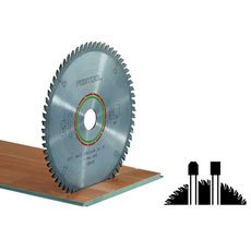 Festool 496309 48-Tooth Saw Blade for Solid Surface & Laminate Cutting - Perfect for Countertops, Cabinets & Precision Woodworking Projects