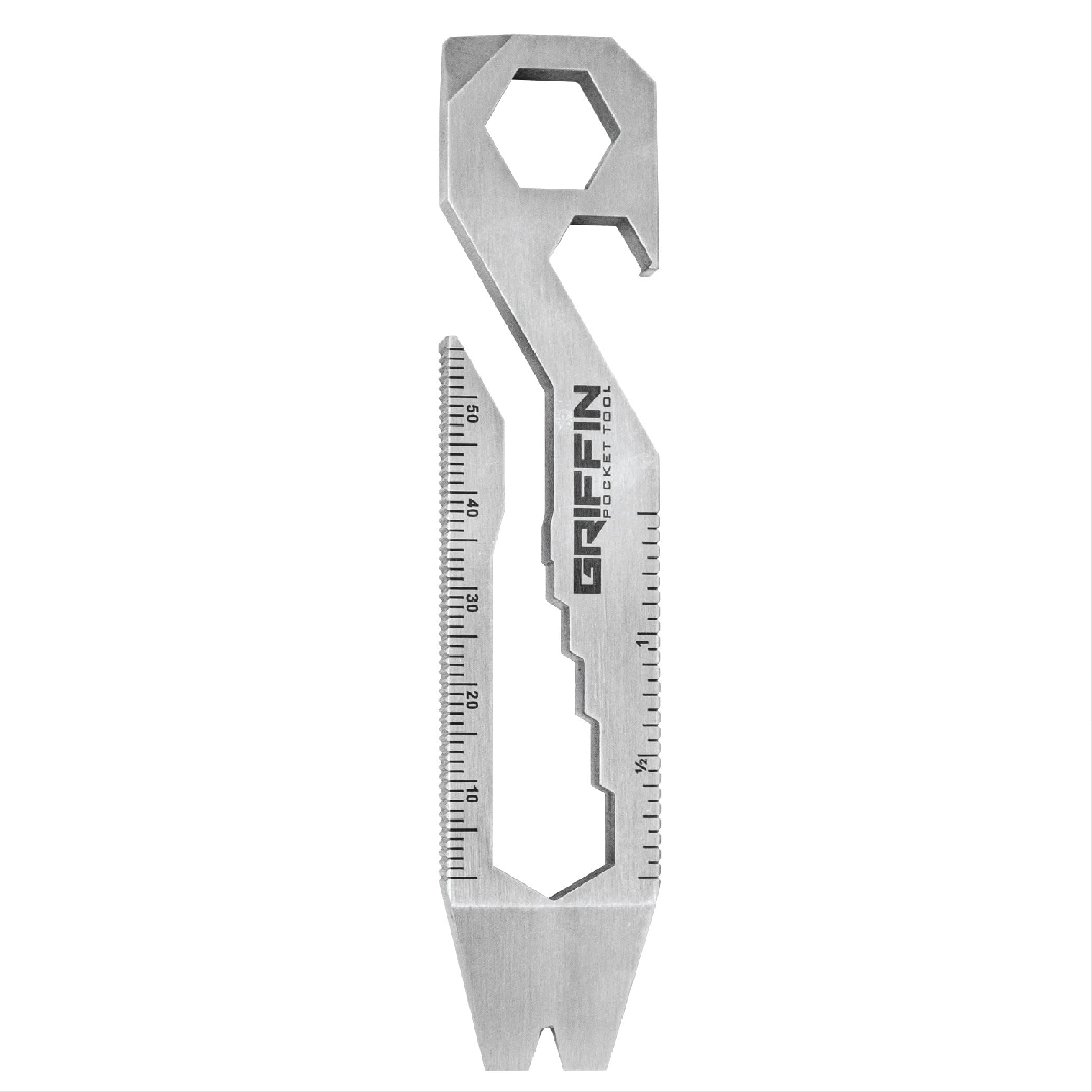 XL Griffin Pocket Tool - Titanium Multi-Tool for Camping, Hiking & Everyday Carry (EDC) - Standard Size