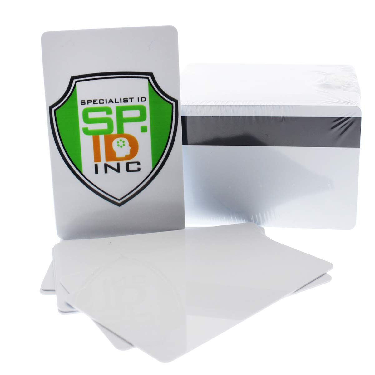 100 Blank CR80 Plastic Gift Cards - 30mil Thick Premium Printable & Programmable Business Gift Cards with 1/2
