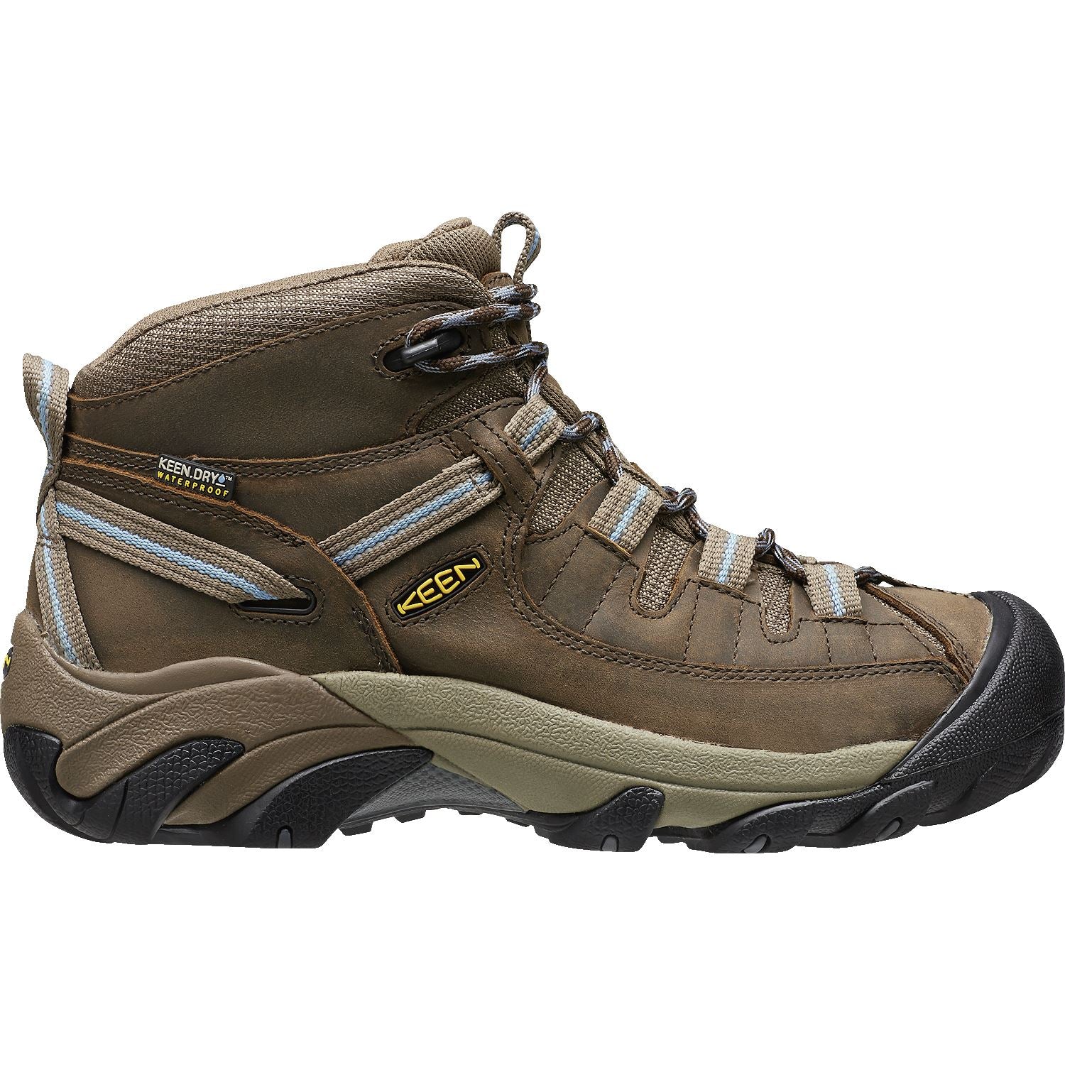 KEEN TARGHEE II MID WP Women's Waterproof Hiking Boots - Slate Grey for Outdoor Adventures & Trail Walking