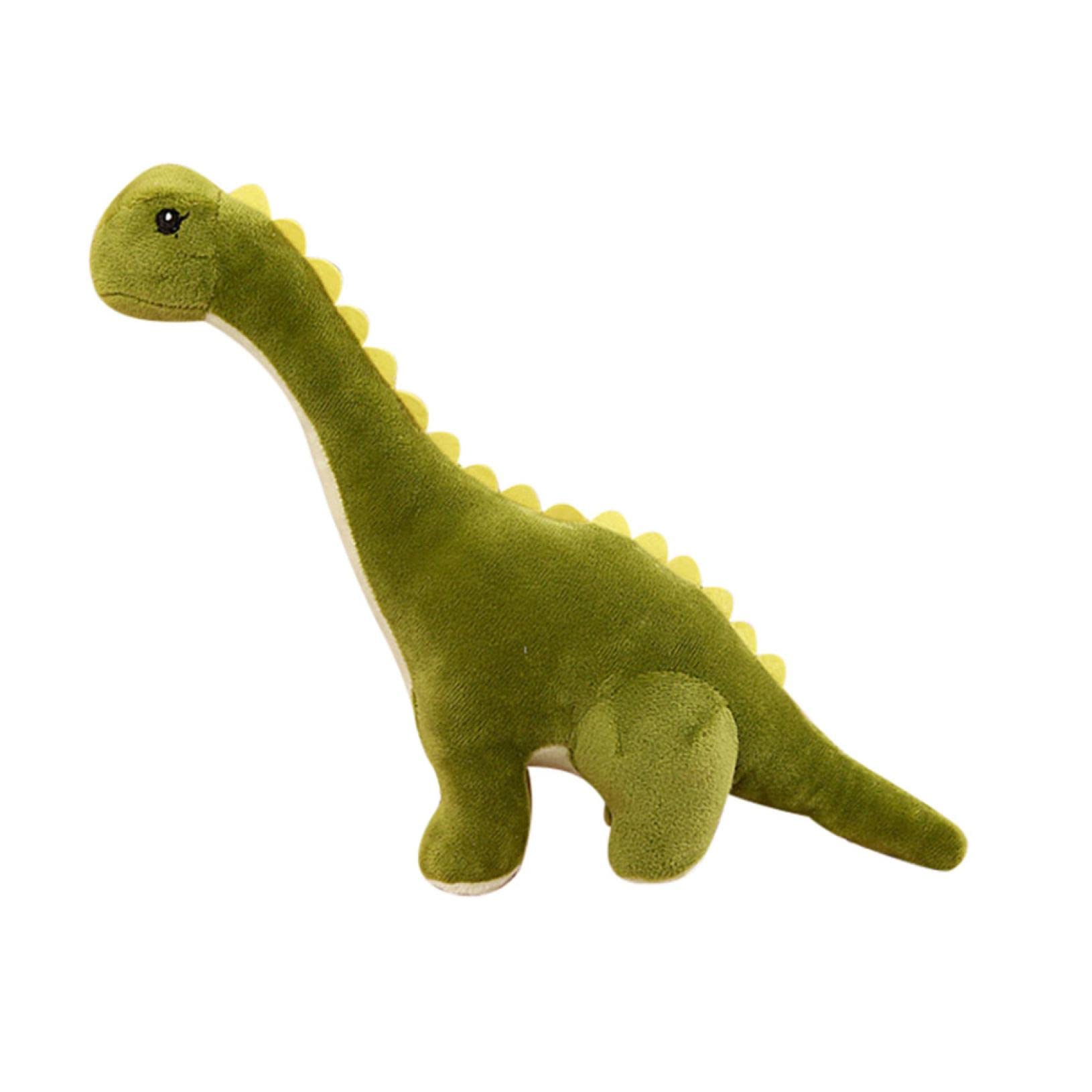 Onefa 13.8 Inch Green Dinosaur Plush Toy - Soft Long Neck Dragon Stuffed Animal for Kids, Cute Skin-Friendly Plushie for Home Decor, Perfect Birthday Gift & Christmas Present | Great for Nursery Decor, Cuddling Companion, and Children's Playtime