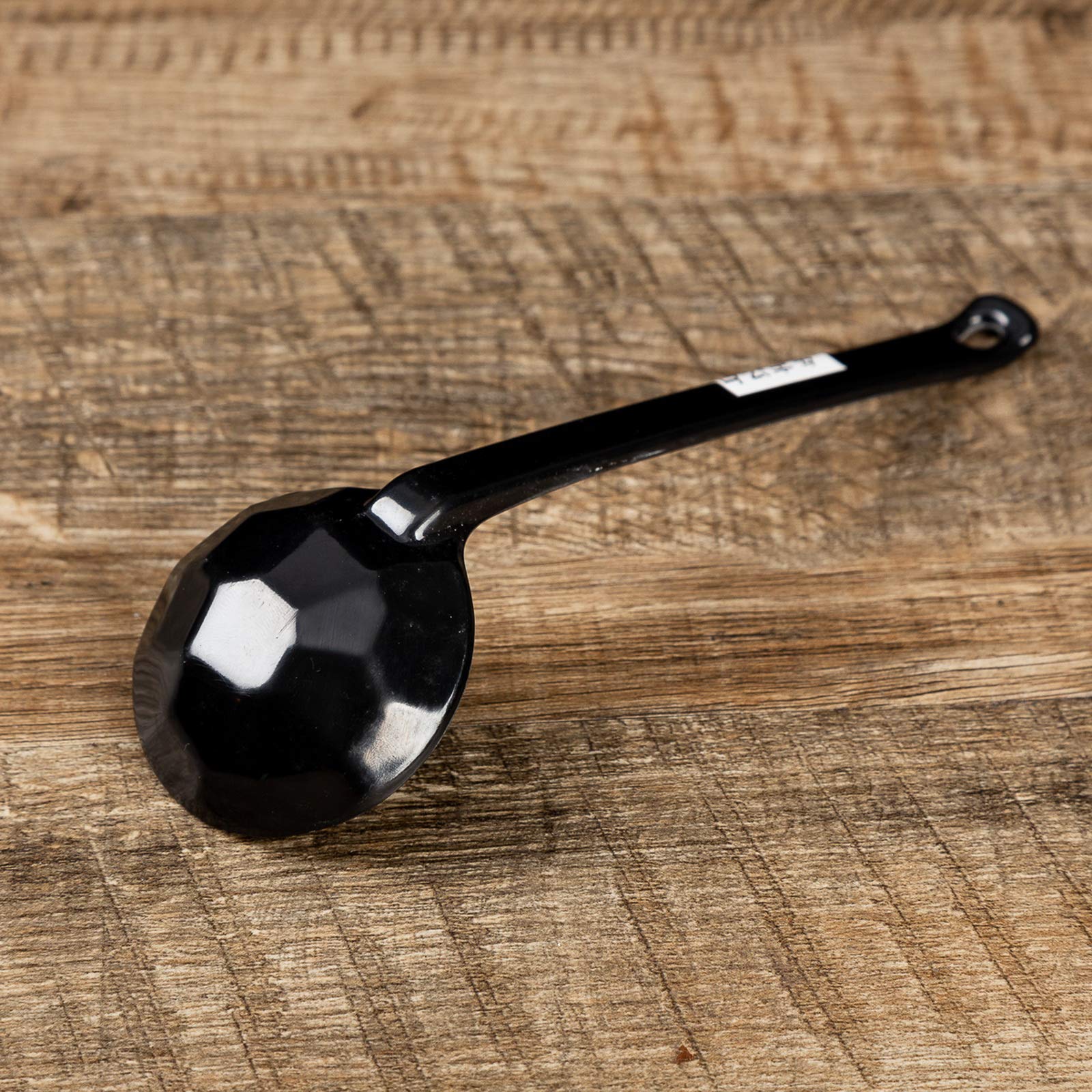 Premium Black Melamine Japanese Long Handle Spoons (8.25