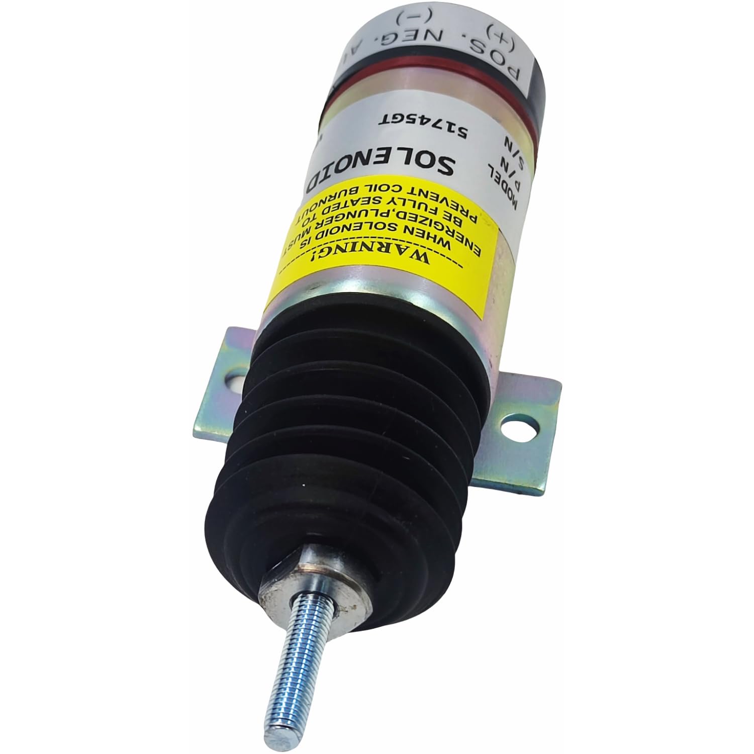 12V 2-Terminal Choke Solenoid for Genie Lift GS-2668 RT GS-2669 RT GS-3268 RT GS-3369 RT GS-4069 RT & TMZ-50/30 - Compatible with Kubota Honda HATZ Engines - Perfect for Engine Starting Systems and Heavy Equipment Maintenance