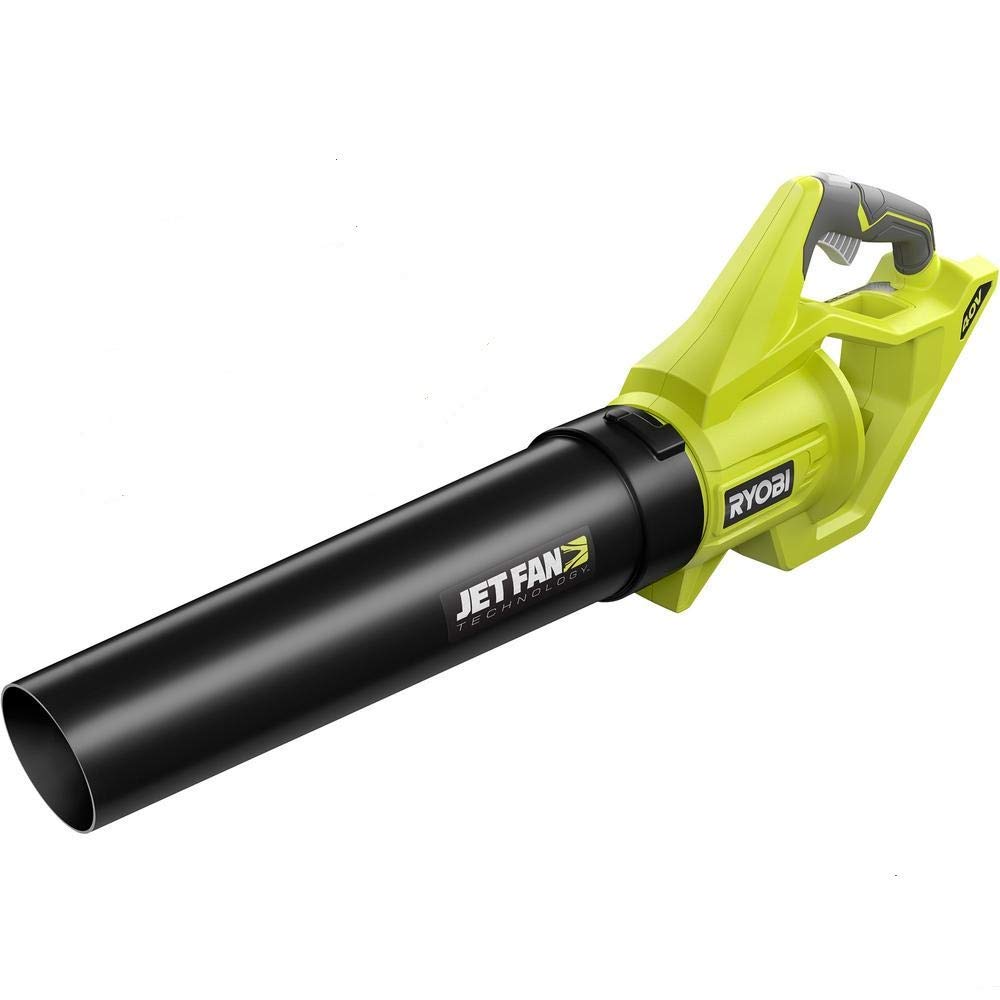 Ryobi RY40460 40V Lithium-Ion Cordless Leaf Blower - 110 MPH, 500 CFM, Variable Speed | Battery & Charger Not Included | Perfect for Yard Cleanup, Driveway Clearing & Patio Maintenance