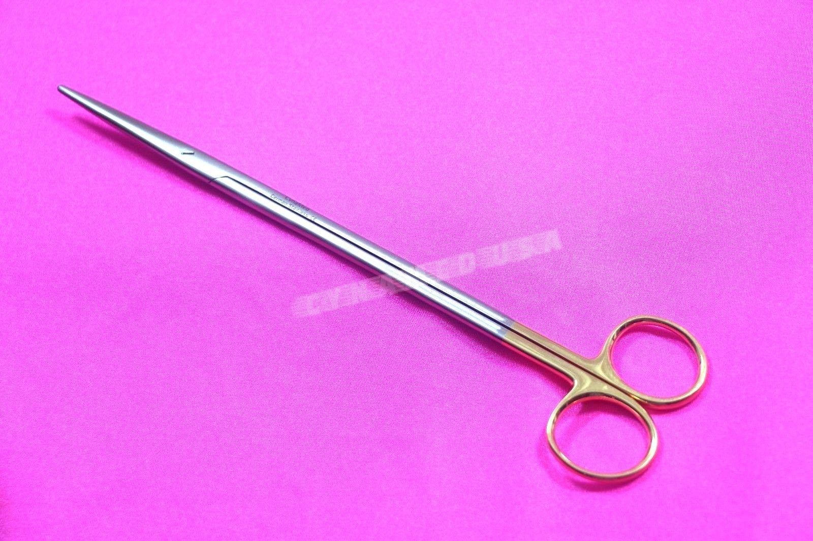 Premium German 2 TC Metzenbaum Dissecting Scissors - 9 Inches STR Plus CVD with Tungsten Carbide - High Precision Surgical Scissors for Medical Professionals & Veterinary Use