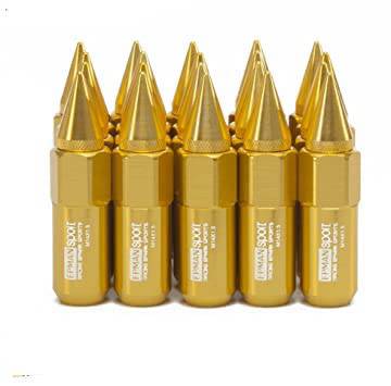 14X1.5 Spiked Aluminum Lug Nuts - 60MM Extended Tuner Wheels (20pcs/set) - Perfect for Custom Car Rims & Off-Road Vehicles