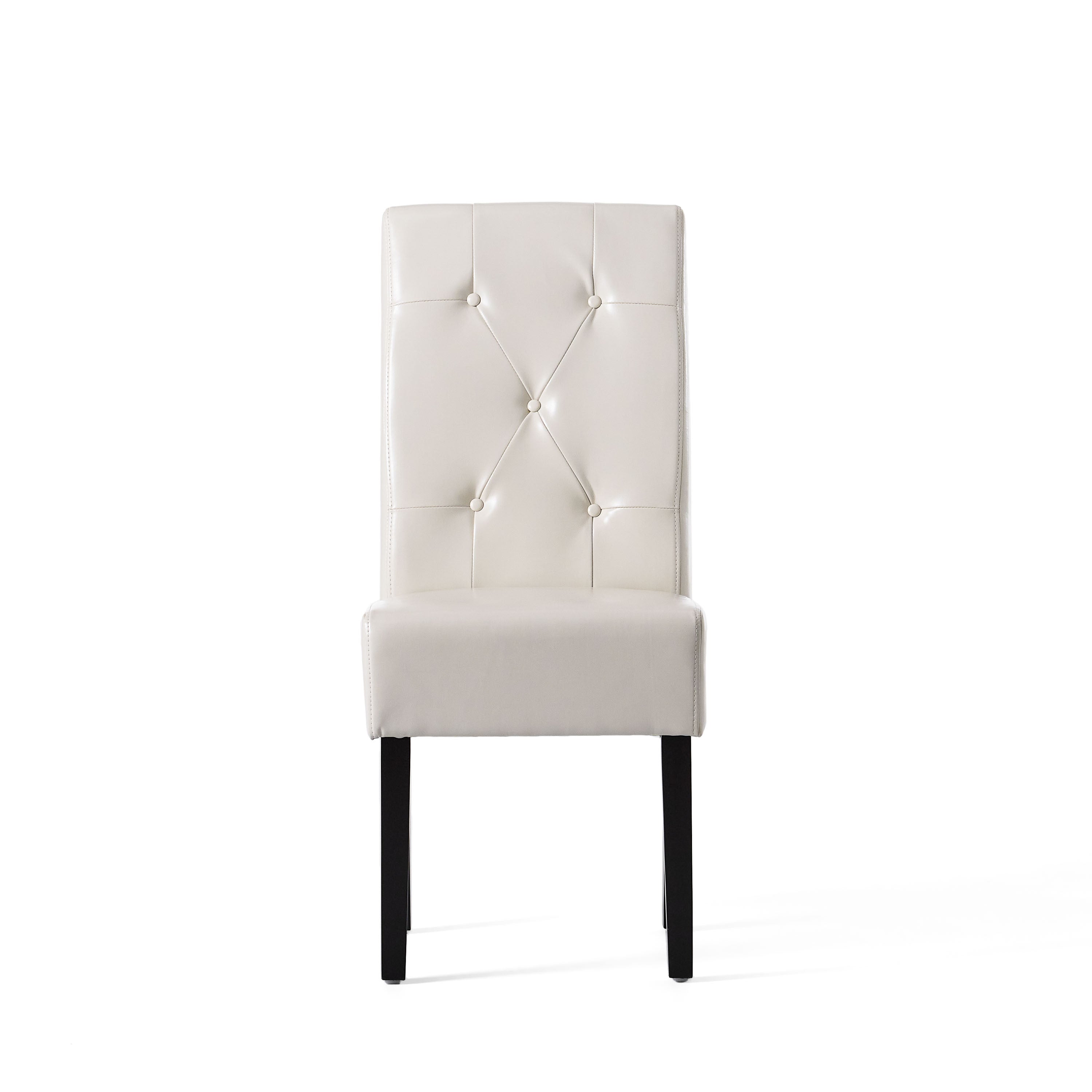 CARTER 5 Tufted KD Dining Chair - Modern Upholstered Kitchen & Dining Room Chair for Home, Restaurant, and Office Use