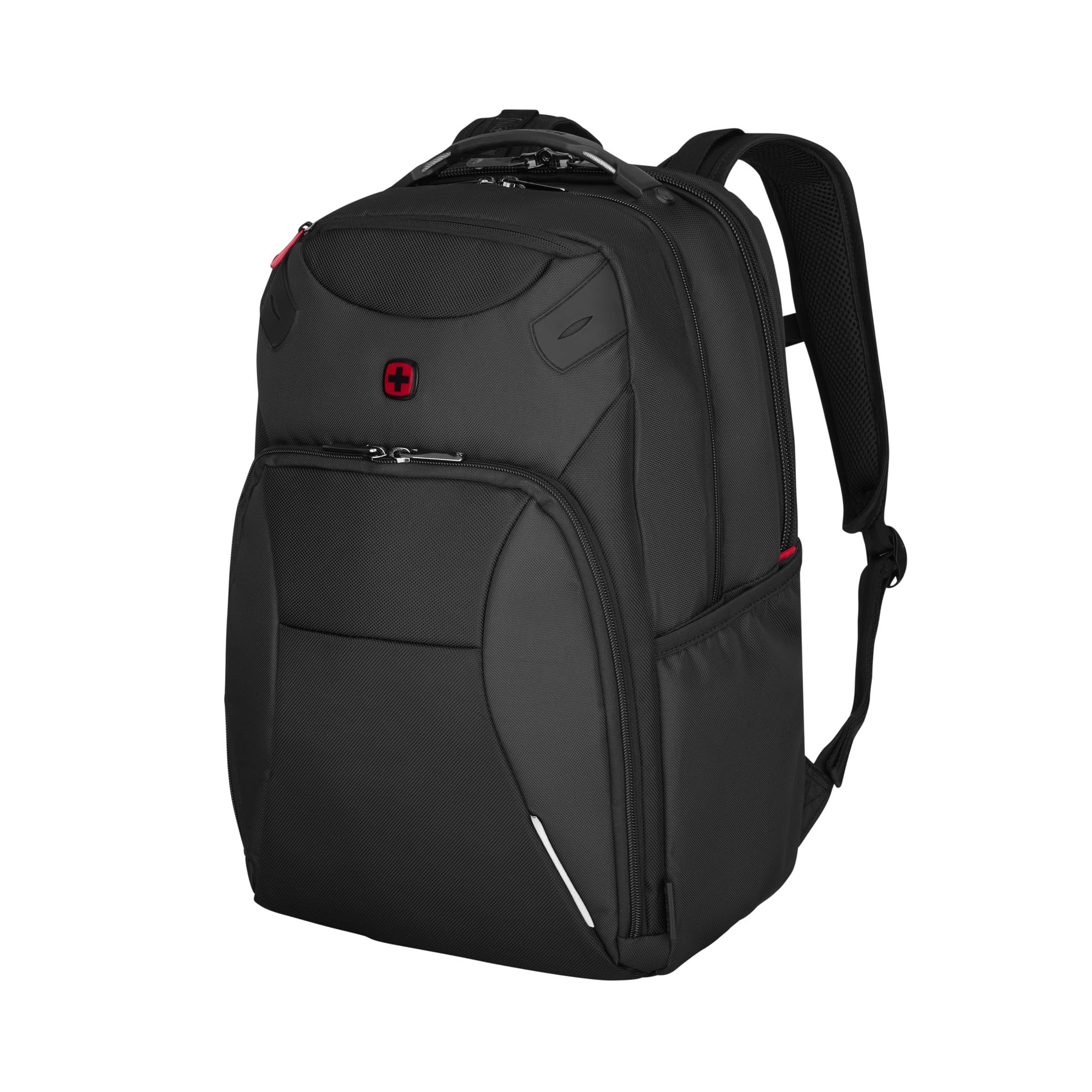 Wenger 17 Inch Cosmic Laptop Backpack for Business & Travel - Durable & Stylish Black Computer Bag for Work, School & Commuting