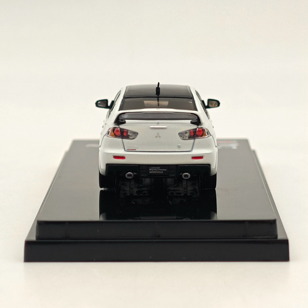 1/64 Scale Mitsubishi Lancer Evolution X Final Edition White Diecast Model Car - Hobby Japan HJ642053CWP - Perfect for Collectors, Racing Enthusiasts & Display