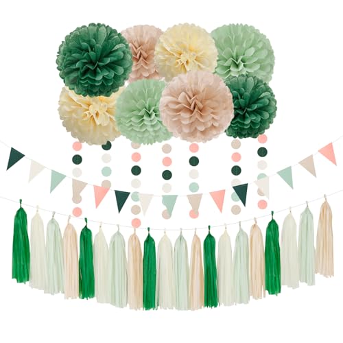 Sage-Green Ivory-Champagne