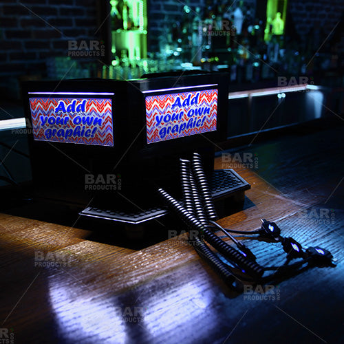 BarConic® Bar Top Charging Station - 4-Port USB Charging Hub for Phones & Tablets - Perfect for Home Bars, Restaurants & Cafes