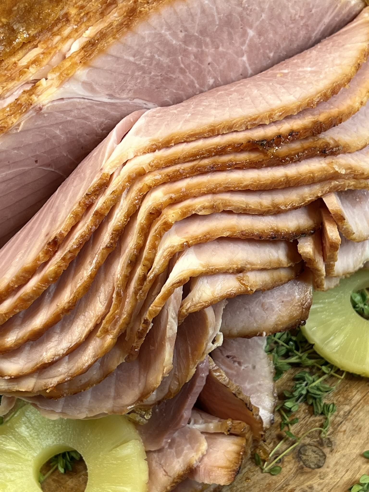 Holiday Honey Glazed Spiral Sliced Gourmet Ham - 7-8 lbs, Feeds 14-16 | Premium Easter Dinner Centerpiece | Perfect for Holiday Gatherings, Family Feasts & Special Occasions