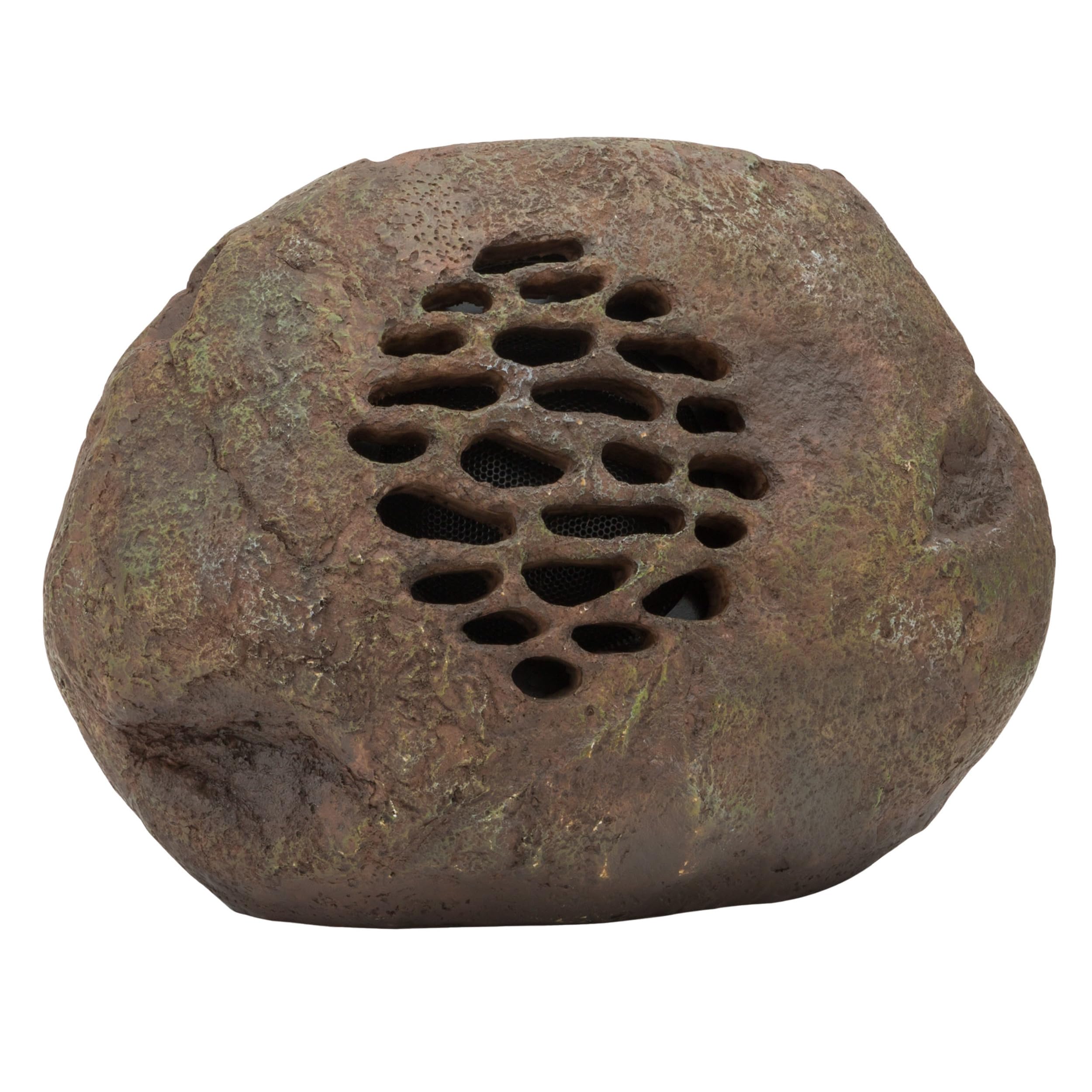 Alpine Corporation Waterproof Bluetooth Solar-Powered Outdoor Wireless Rock Speakers (Set of 2) – 50ft Range, Durable Wireless Sound System for Patio, Garden, Yard & Pool – Perfect for Outdoor Parties, BBQs & Backyard Relaxation