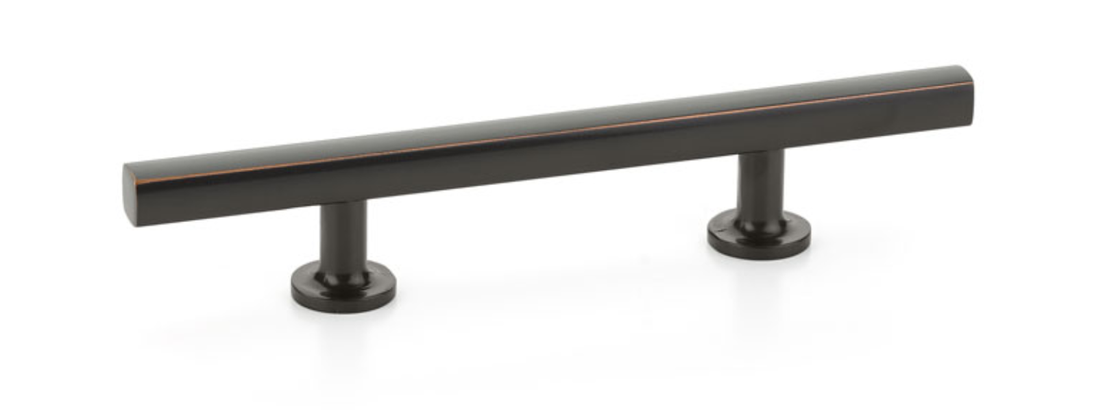 Oil Rubbed Bronze T Bar Drawer Pulls - Modern Urban Cabinet Handles for Kitchen, Bathroom & Office Furniture (Set of 10)