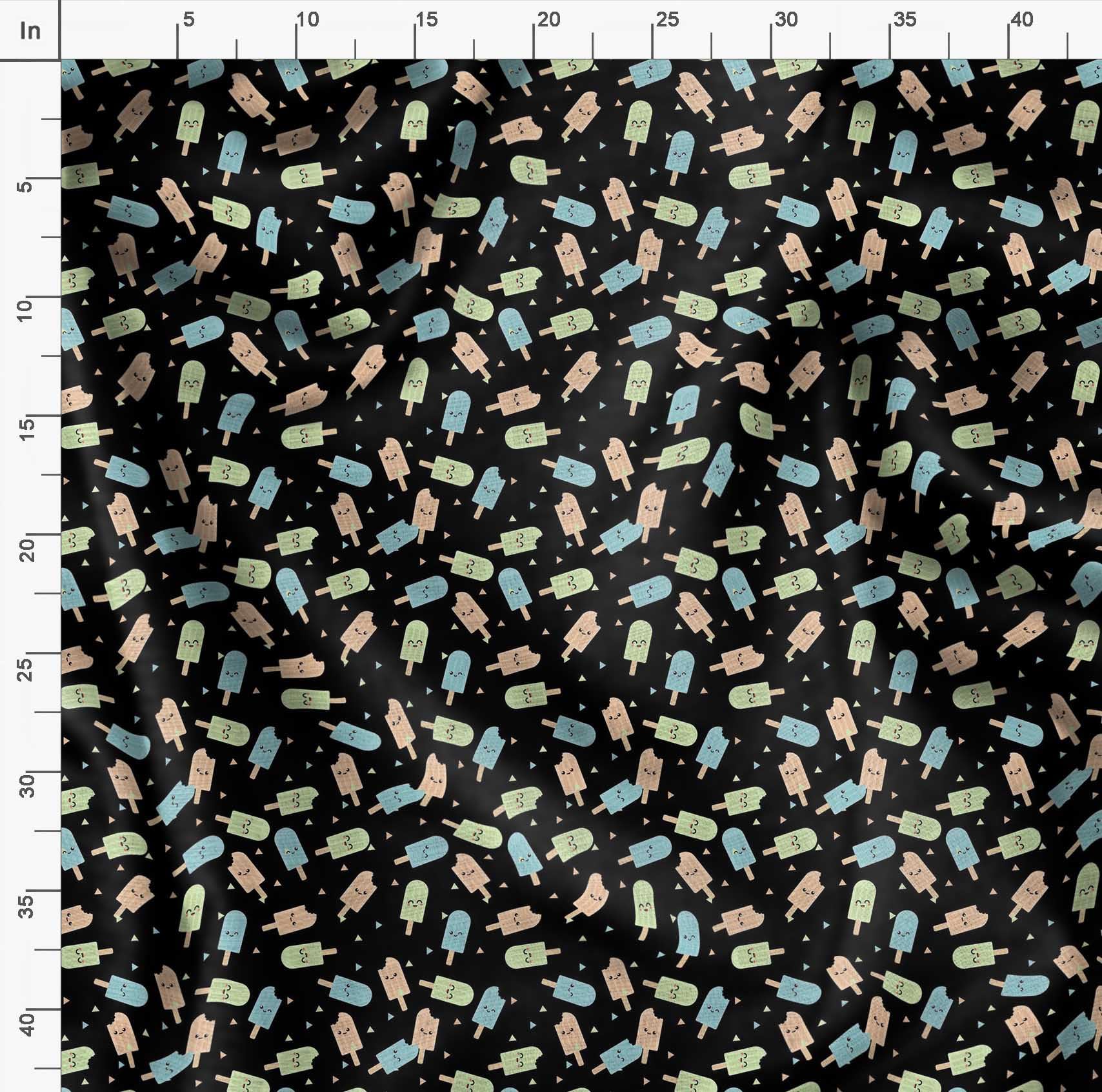 Soimoi Japan Crepe Black Fabric by The Yard - 42 Inch Wide Textured Peanut Butter Food Print Material - Nutty Playful Design for DIY Crafts, Sewing Projects, Quilting & Home Decor