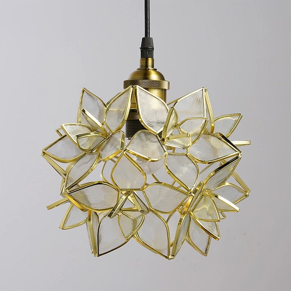 Handmade Capiz Shell Pendant Light - Natural Seashell Chandelier for Dining Room, Bedroom & Living Room Decor