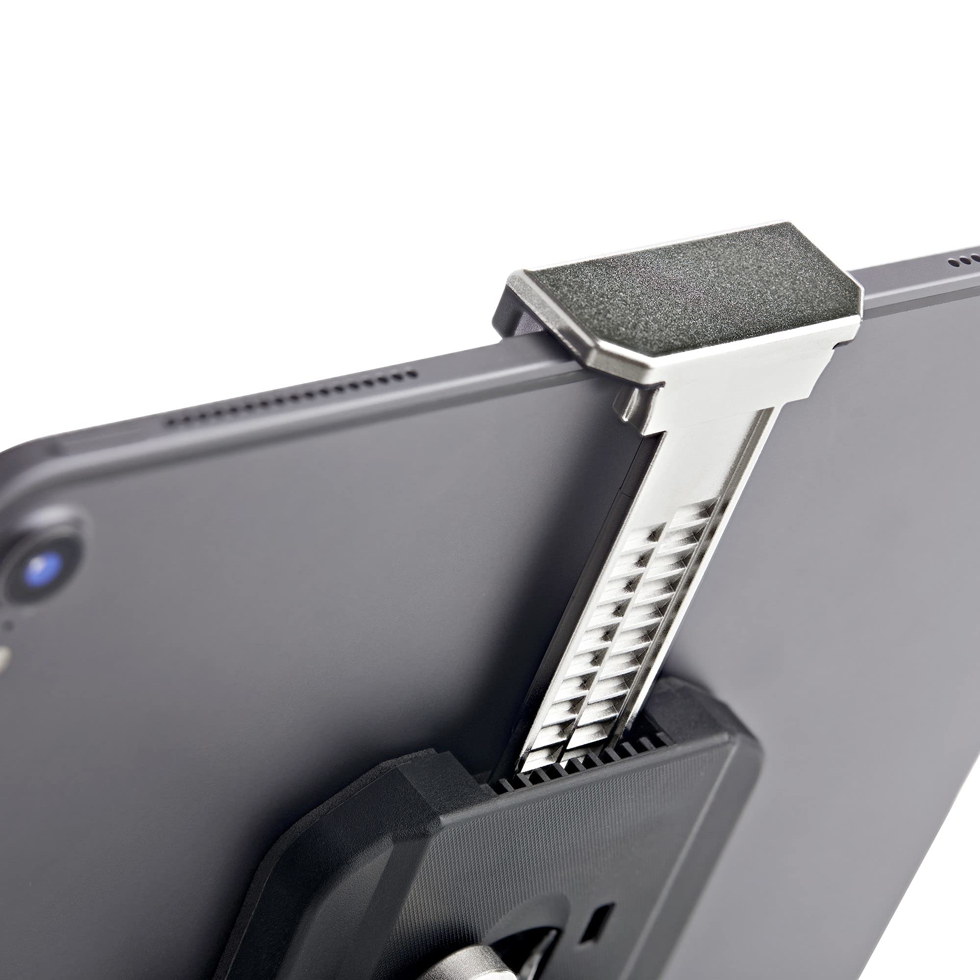 Secure Tablet Stand with K-Slot Cable Lock - Adjustable Locking Holder for 7.9