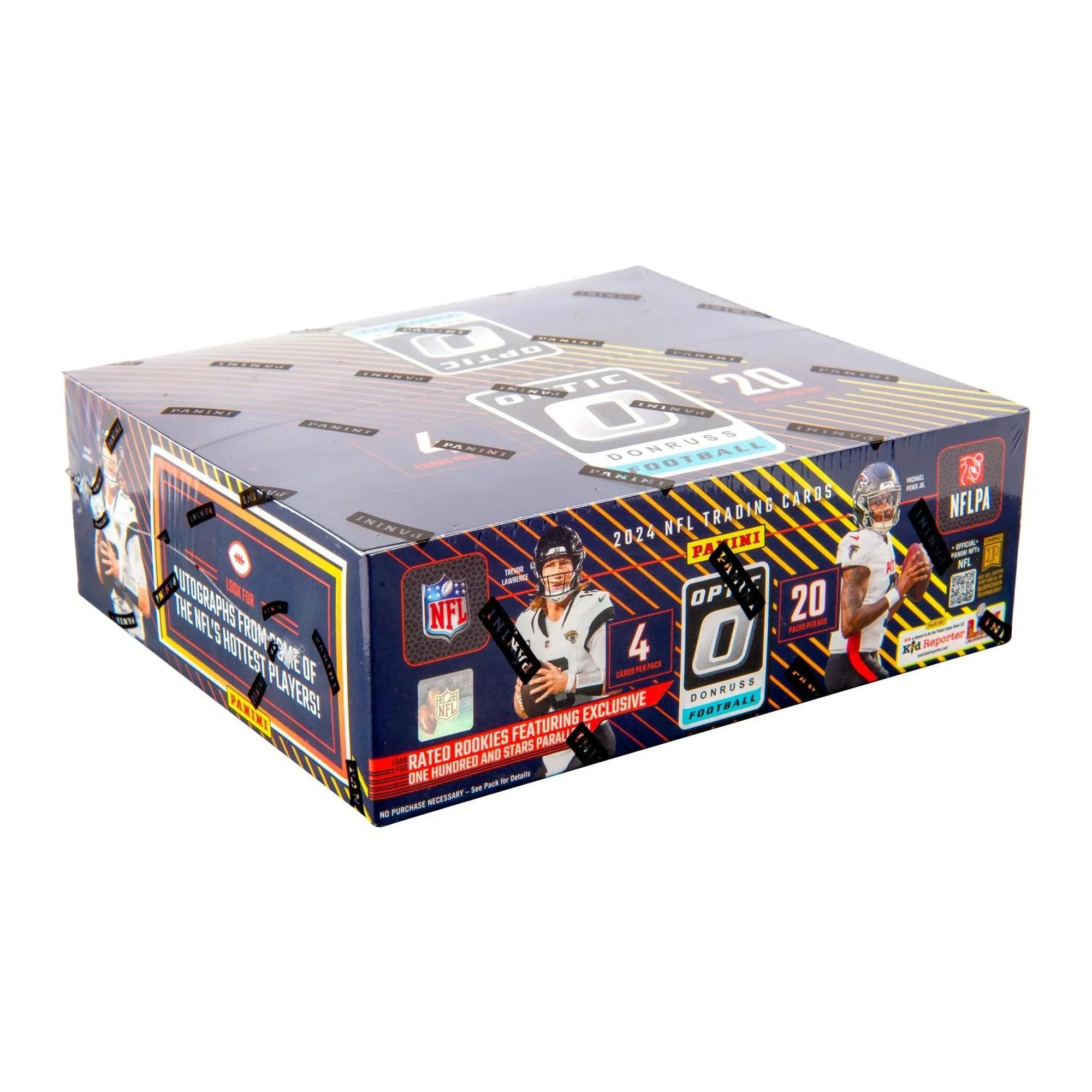2024 Panini Donruss Optic Football Retail Box - 24 Packs, 8 Cards per Pack | NFL Trading Cards for Collectors & Fans | Perfect for Fantasy Football, Gifts & Memorabilia Collections