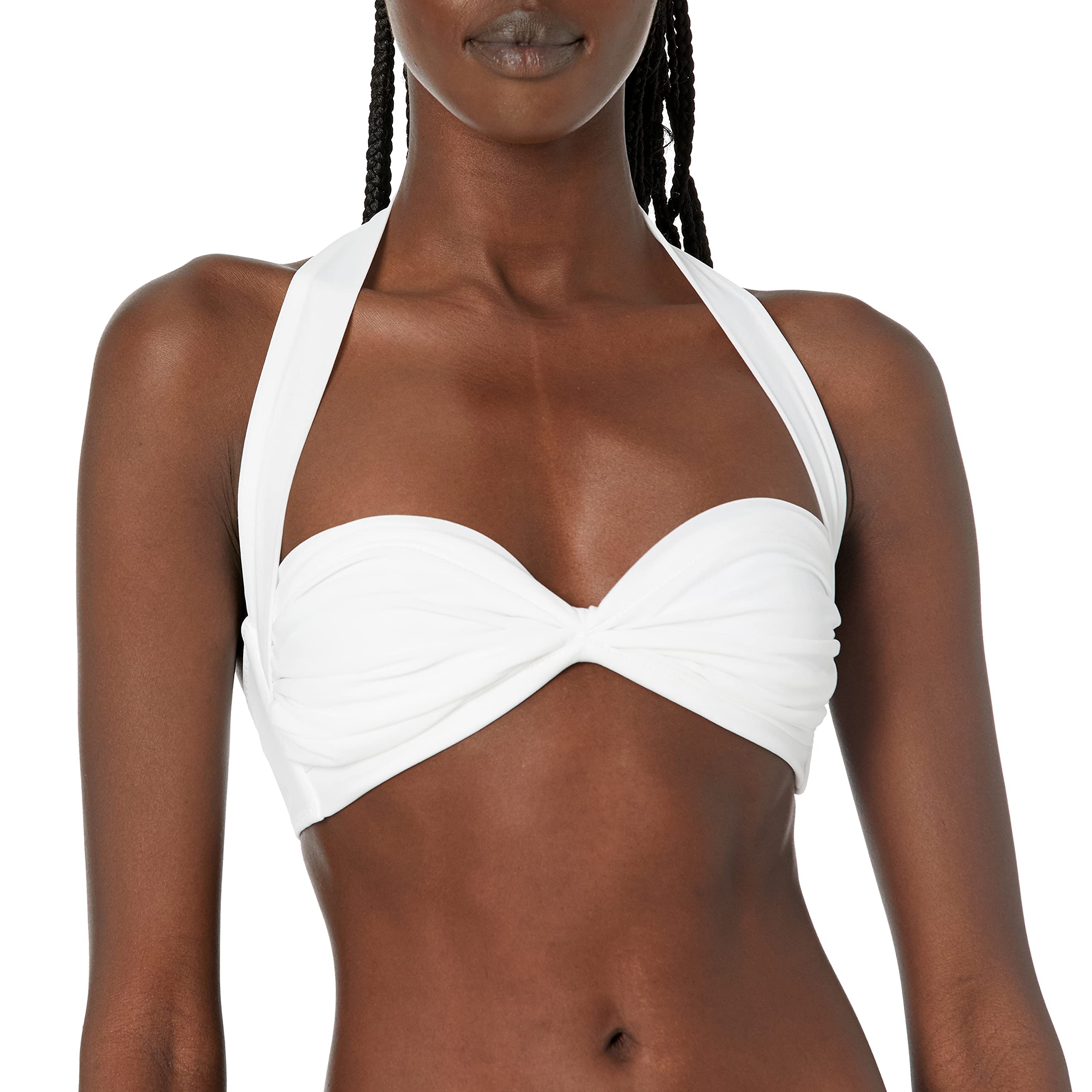 Norma Kamali Women's Bill Bra Bikini Top - Comfortable Wire-Free Swimwear for Beach, Pool & Summer Vacations