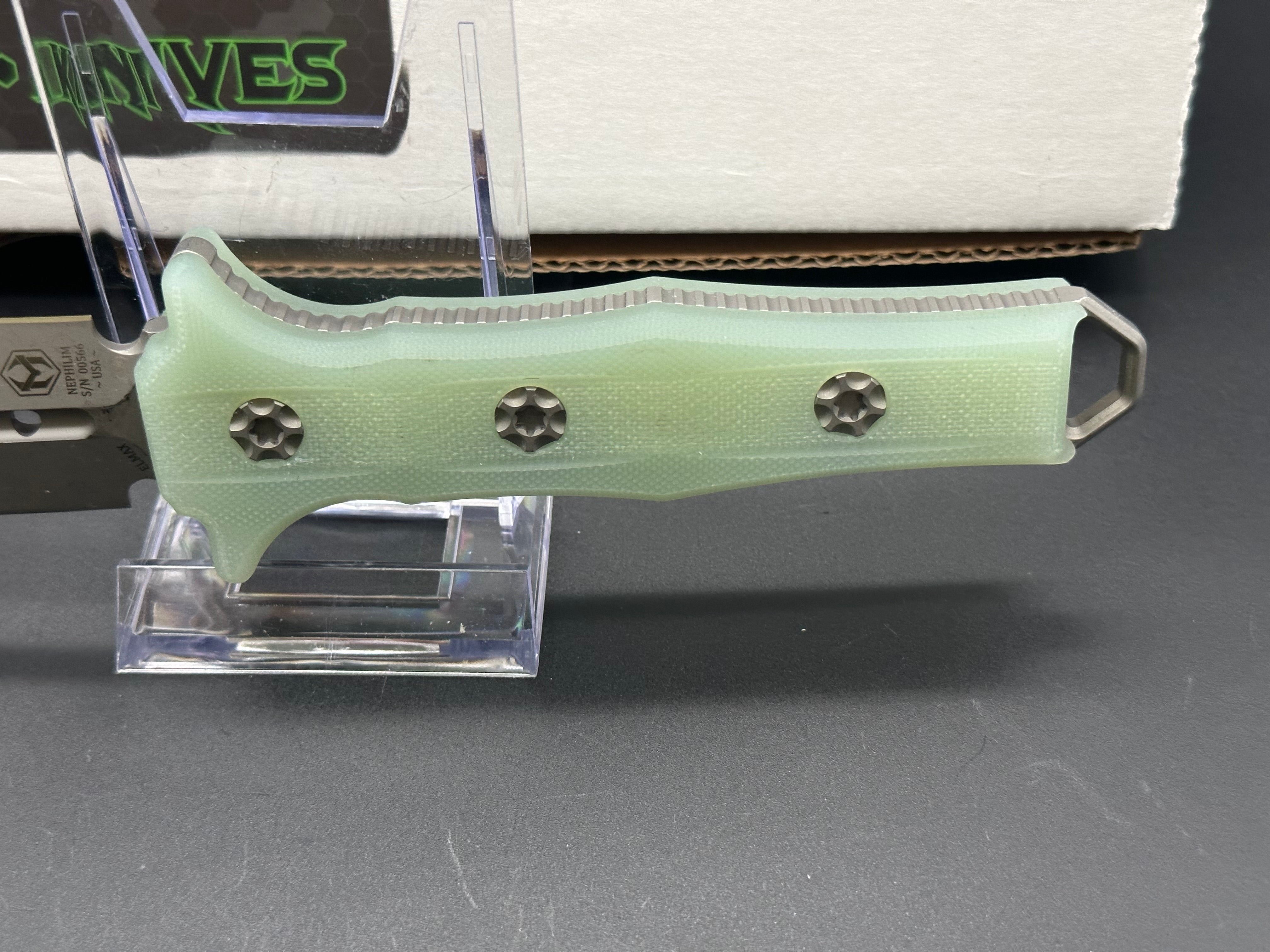 Heretic H003 5A Jade Nephilim Folding Knife - Premium EDC Pocket Knife for Outdoor Camping, Hiking & Survival Gear