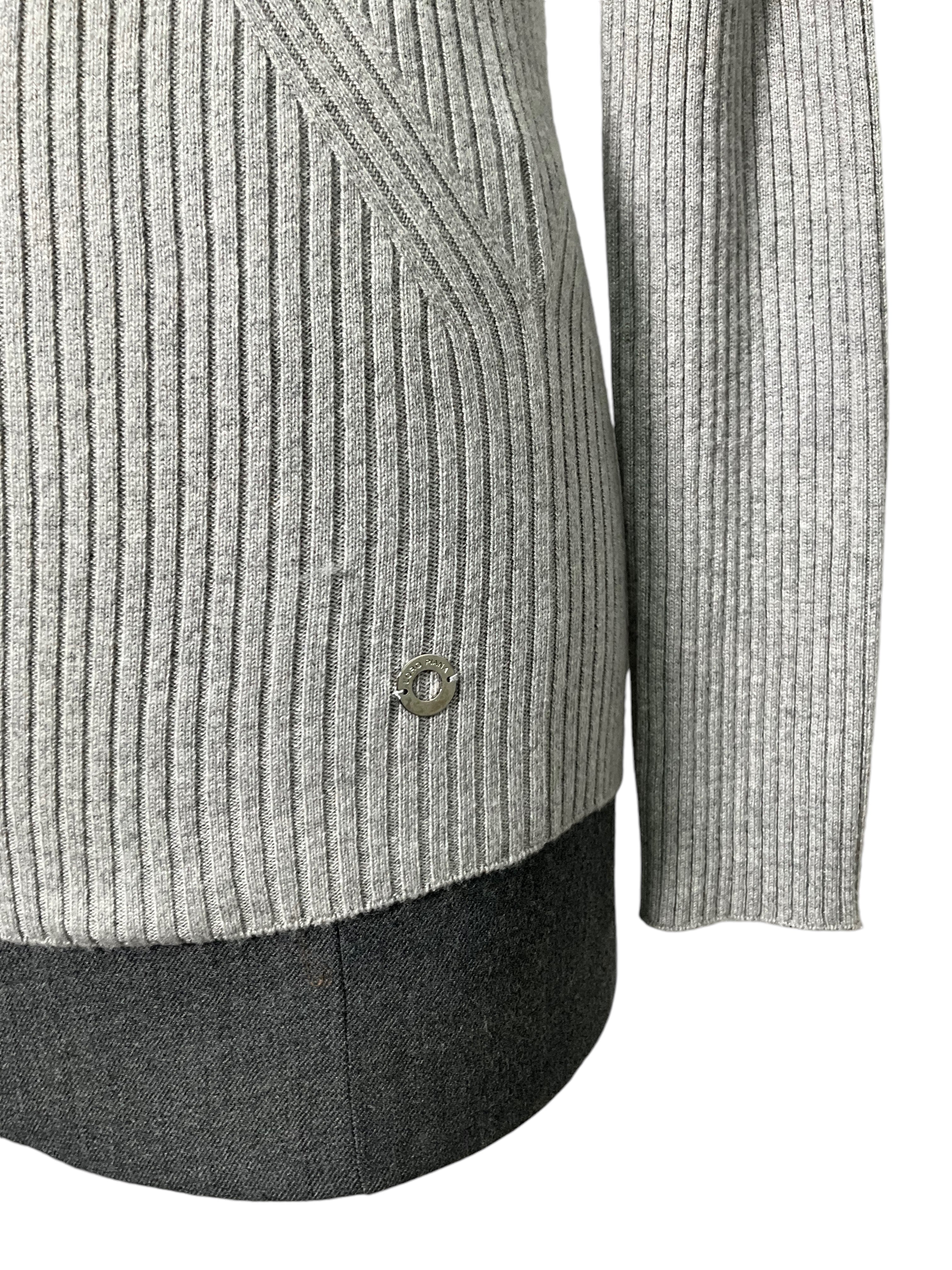LORO PIANA Women's Cable Cashmere Half Ribbed Sweater - Size S | Soft & Warm Luxury Knitwear for Fall & Winter | Perfect for Office, Travel & Casual Outfits
