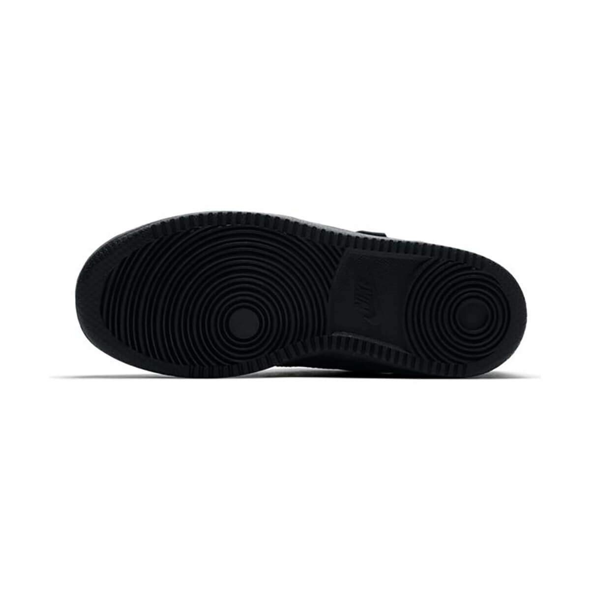 Nike Kids Court Borough Low PSV Sneakers - Black/Black - Size 1.5 Youth - Comfortable Casual Shoes for Boys & Girls - Perfect for School, Playground & Everyday Wear