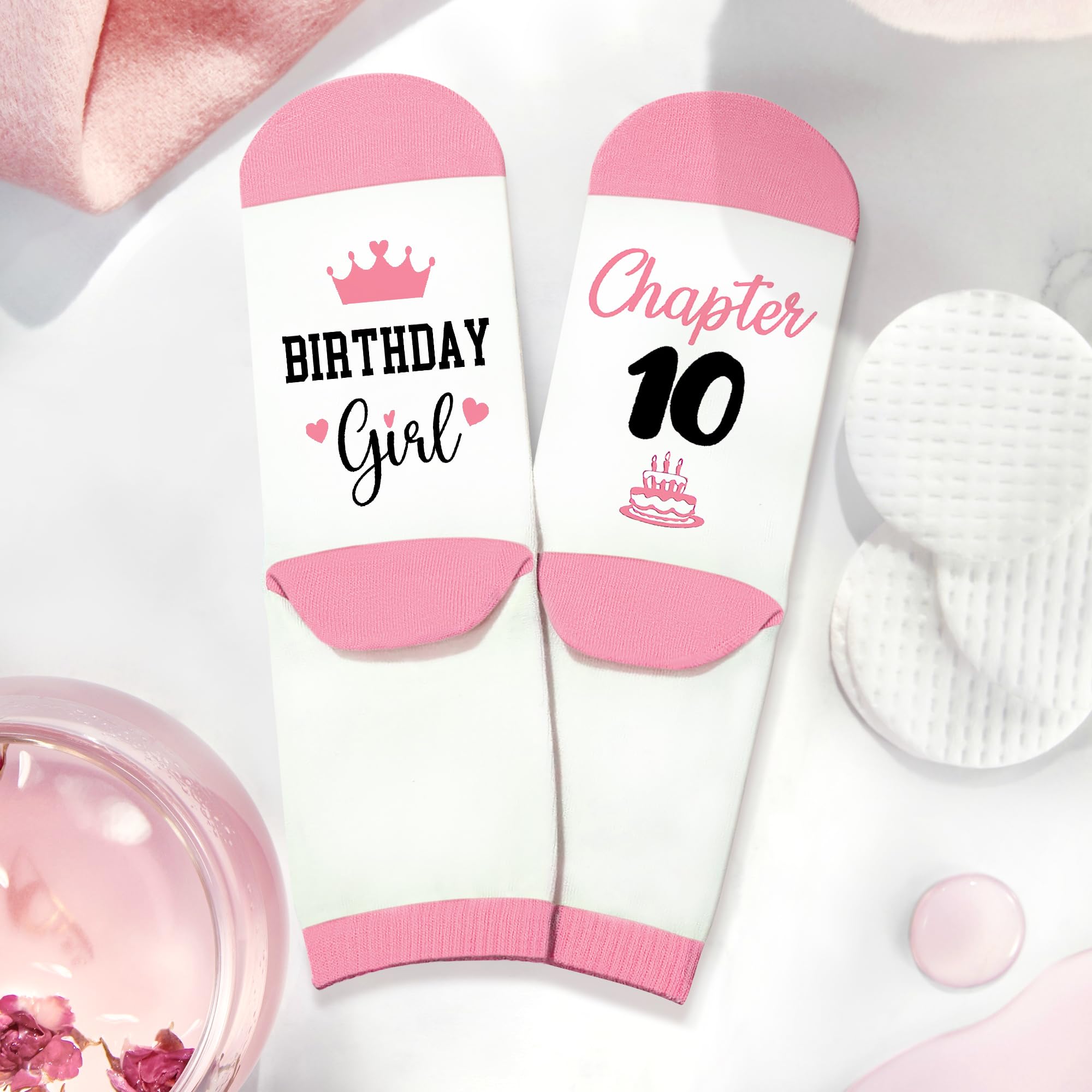 Best Birthday Gifts for 10-13 Year Old Girls - Trendy Fanny Pack, Scented Candles, Cute Socks, Necklace Set & Greeting Card Gift Box | Perfect for Parties, Sleepovers & Special Occasions