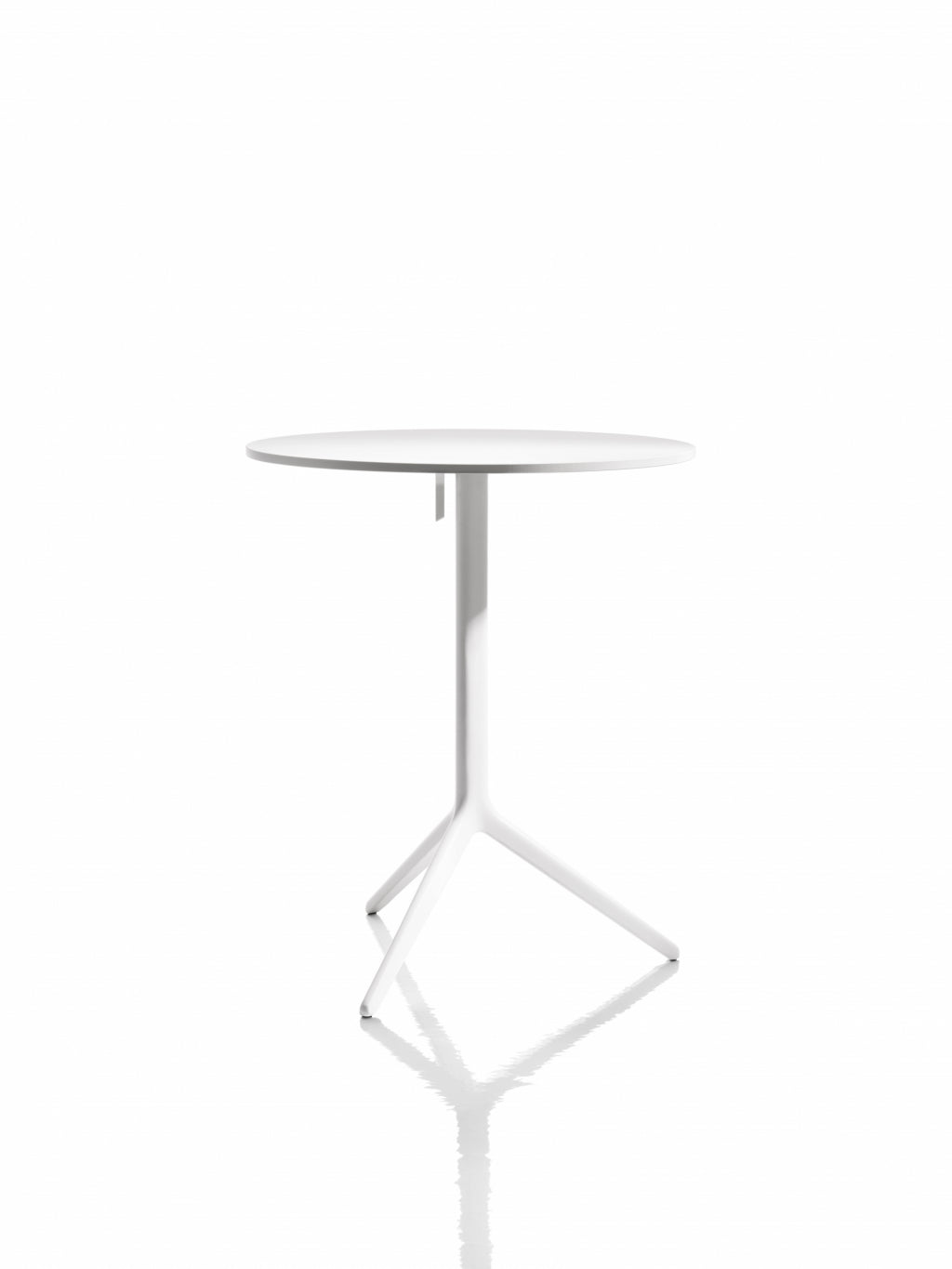 Round Folding Table Top 60cm - Space-Saving Expandable Dining Table for Small Apartments, Kitchens & Outdoor Patios