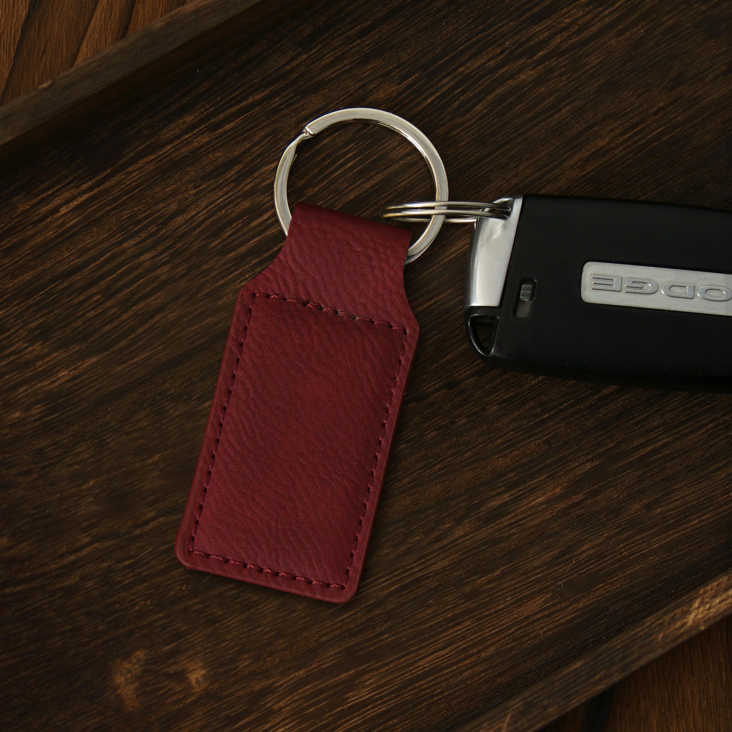 Personalized Engraved Rectangle Keychain for Disc Golf - Custom LaserGram Keychain for Sports Enthusiasts - Perfect for Gifts, Tournaments & Outdoor Activities