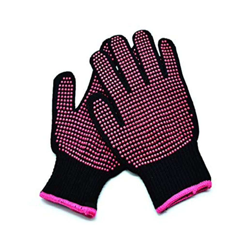 2 Pcs Heat Resistant Gloves - Anti-Scald & Heatproof Kitchen Gloves for Cooking, Baking, Hair Styling & BBQ (500°F Protection)