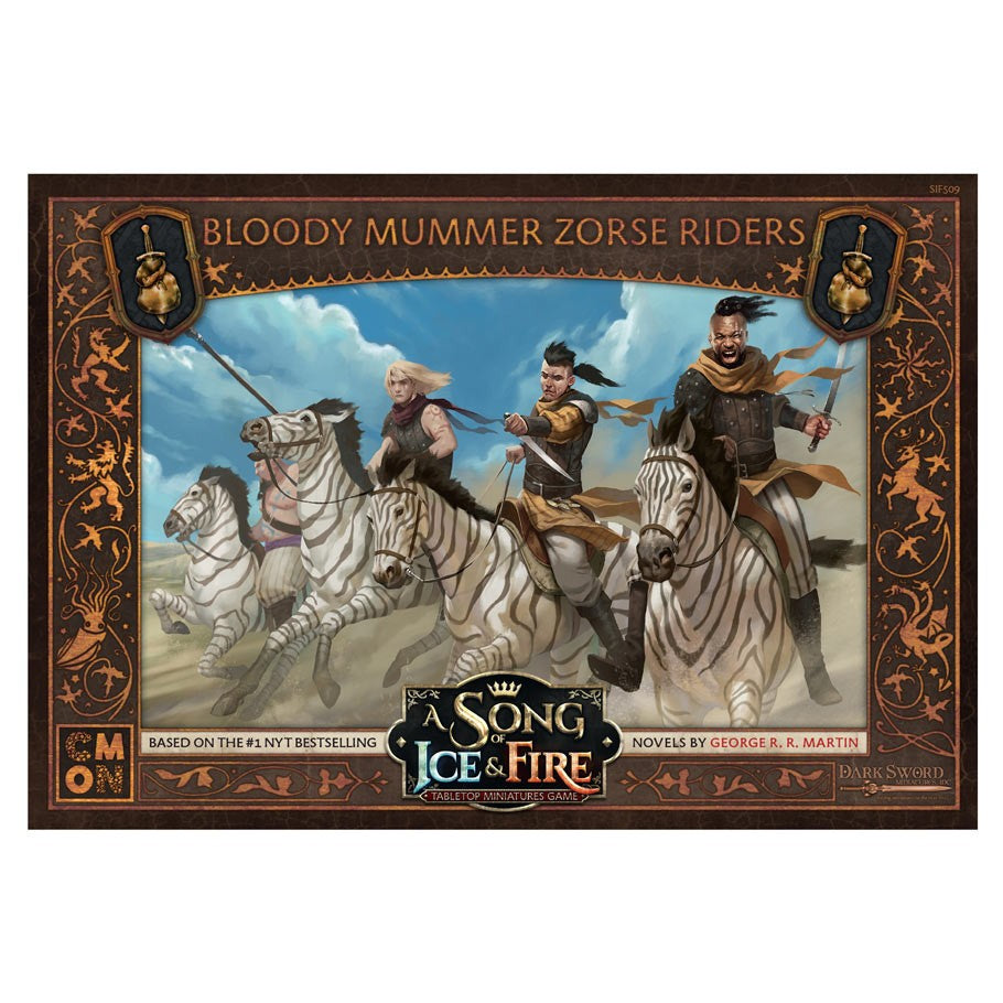 A Song of Ice and Fire: Bloody Mummer Zorse Rider Action Figure - Collectible Game of Thrones Merchandise for Fans and Fantasy Lovers | Perfect for Display, Gifts, and Cosplay