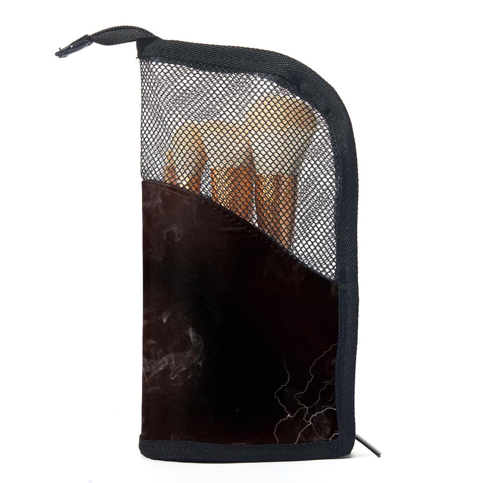 12-Piece Makeup Brush Organizer Bag with Baseball Design - Waterproof & Portable Makeup Brush Holder Case for Travel & Professional Makeup Artists