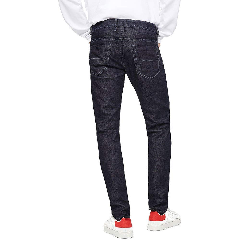 Diesel Thommer 084HN Men's Blue Jeans - Slim Fit Denim Pants for Casual Wear & Street Style