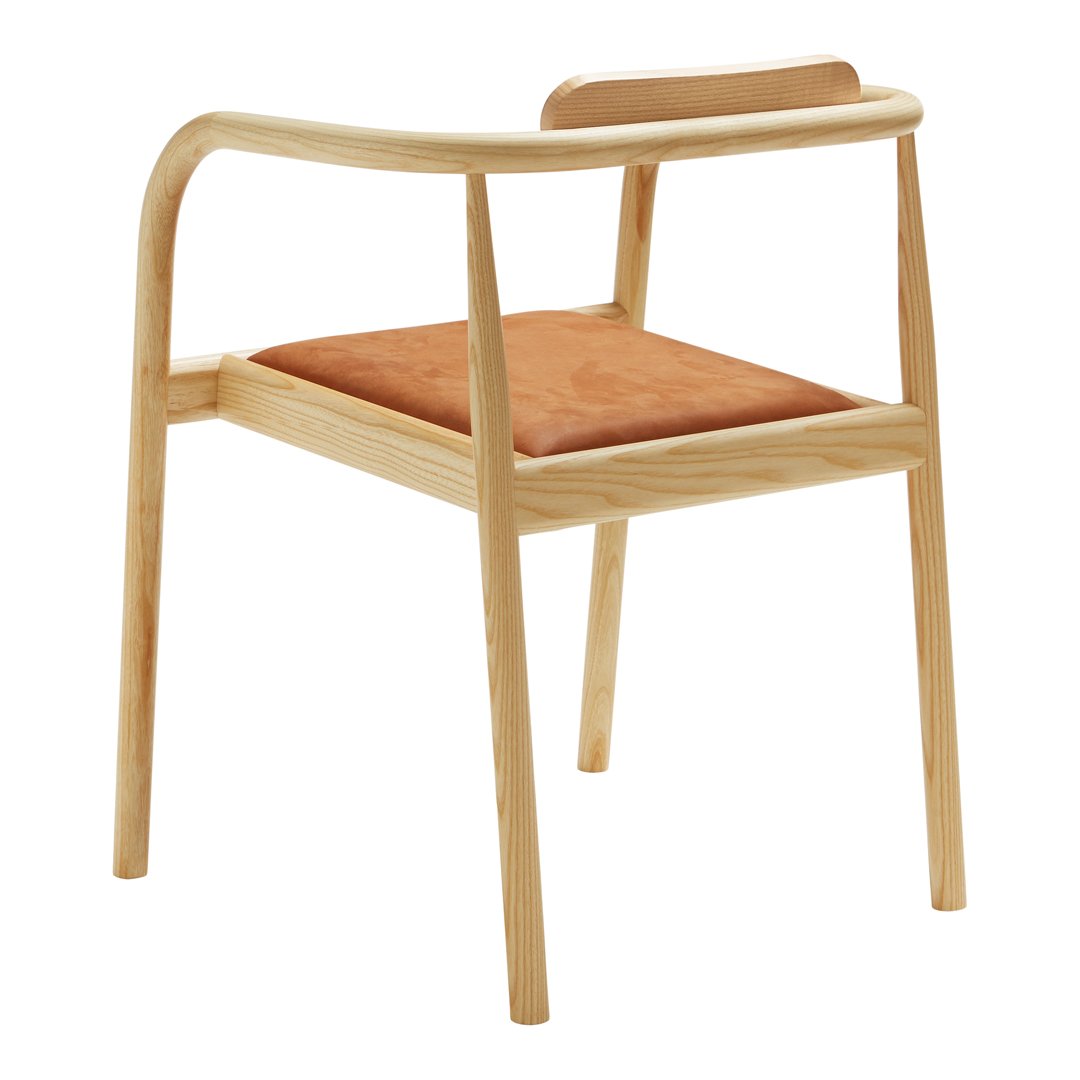 AHM Armchair - Upholstered Stackable Seat for Living Room, Office & Dining - Modern Comfortable Chair for Home & Workspace