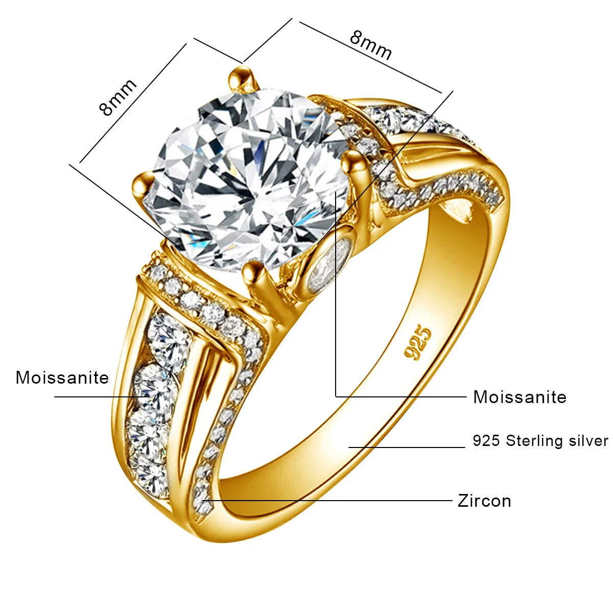 White Gold Plated