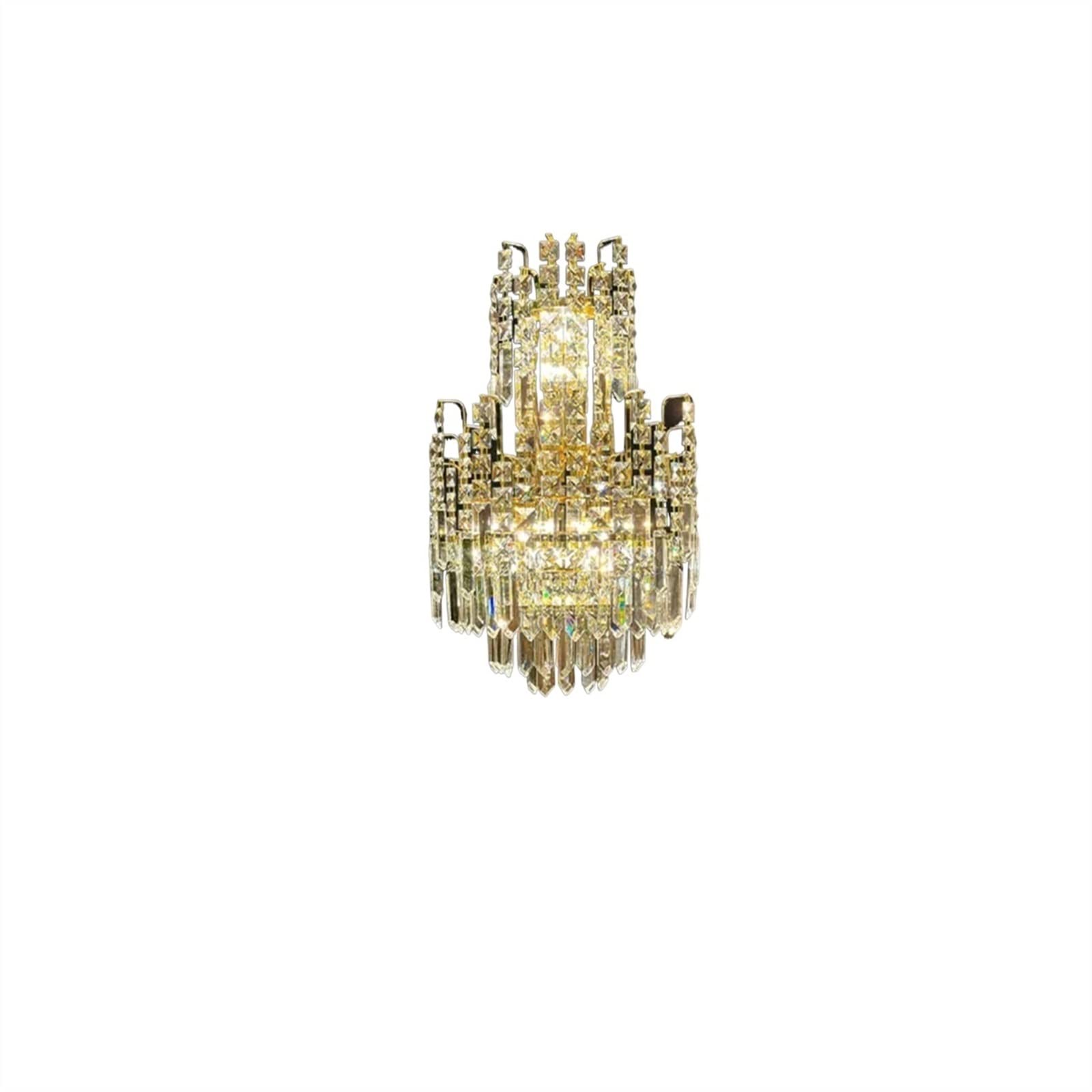 Luxury Crystal Wall Lamp - Elegant TV Background Light for Living Room & Corridor, Modern Wall Sconce Lighting Fixture | Perfect for Home Decor, Bedroom, Hallway & Hotel Ambiance