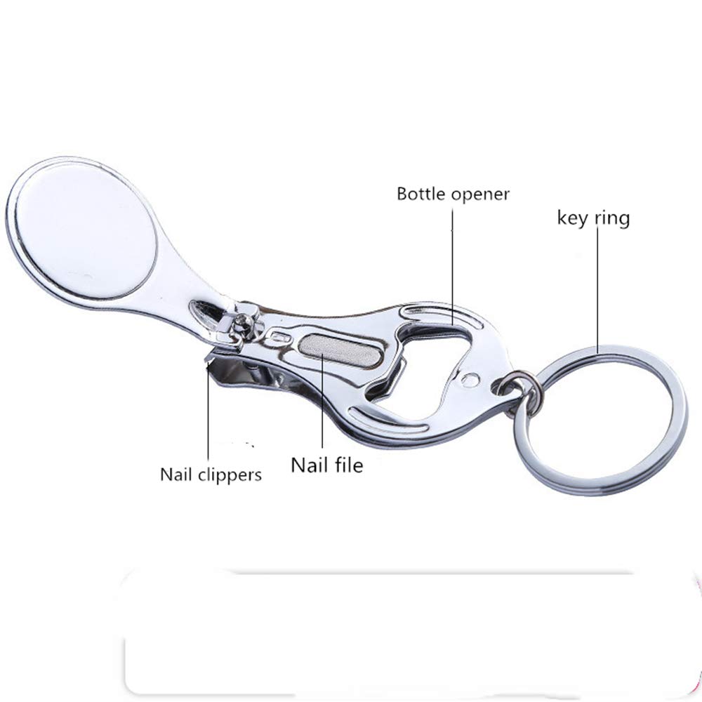 USA Souvenir Multifunctional Keychain with Bottle Opener, Nail Clippers & Backpack Pendant - Perfect for Travel, Camping & Outdoor Adventures
