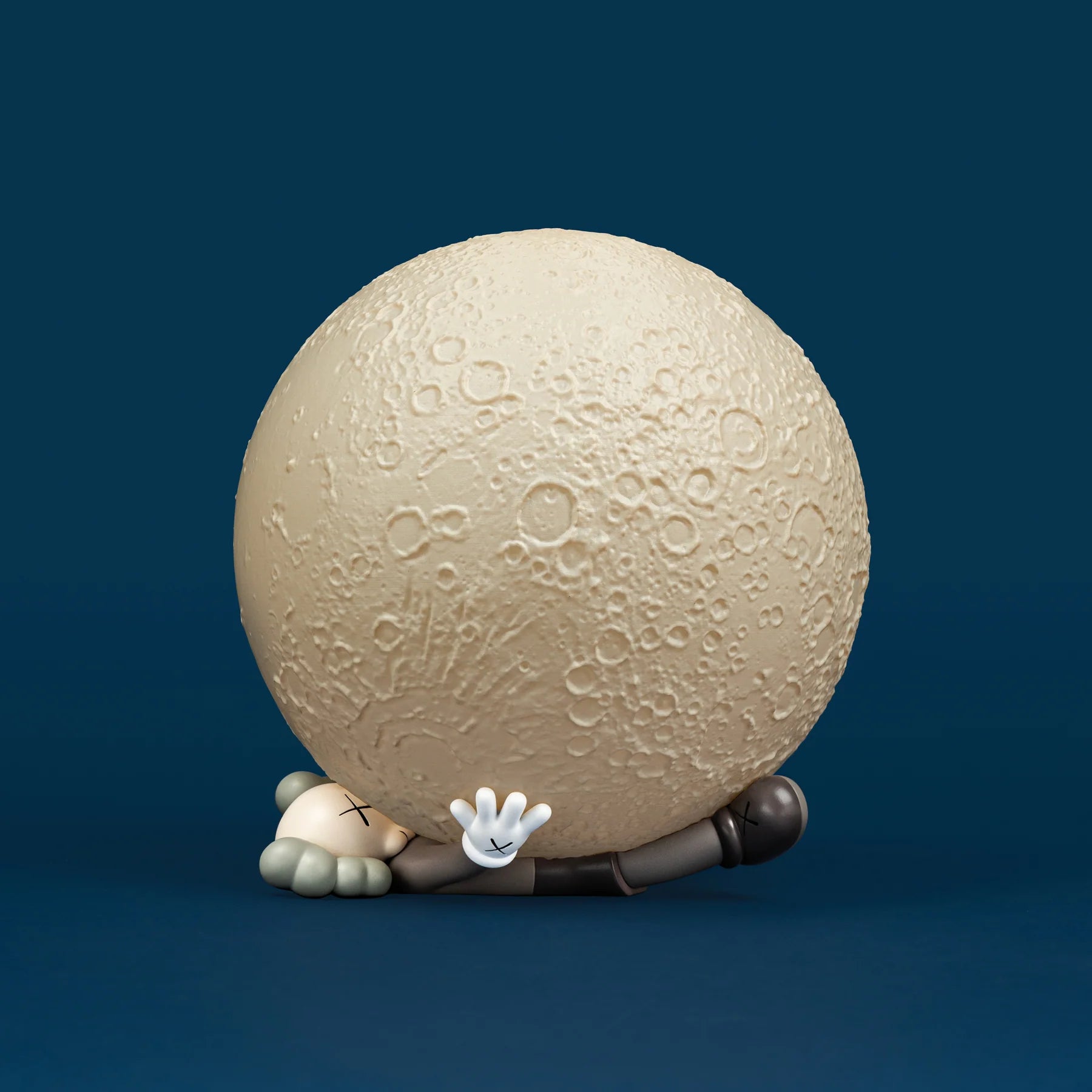 KAWS HOLIDAY BIG MOON FIGURE - Limited Edition Collectible Art Toy for Home Decor & Gift Giving - Perfect for Display in Living Rooms, Offices, and Art Collections
