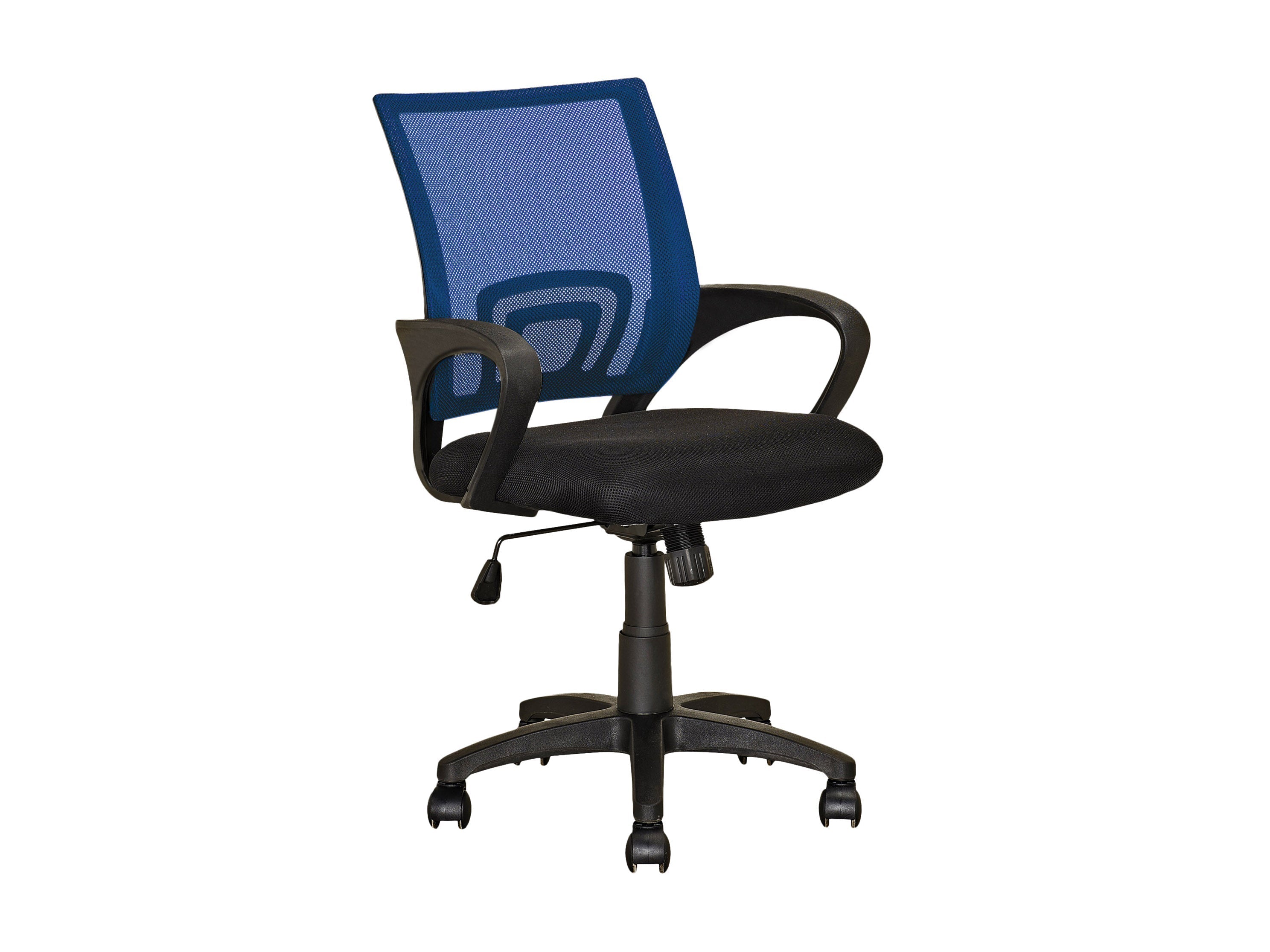 Ergonomic Navy Blue Mesh Back Office Chair with Adjustable Height & Lumbar Support - Perfect for Home Office, Gaming, and Workspace Comfort
