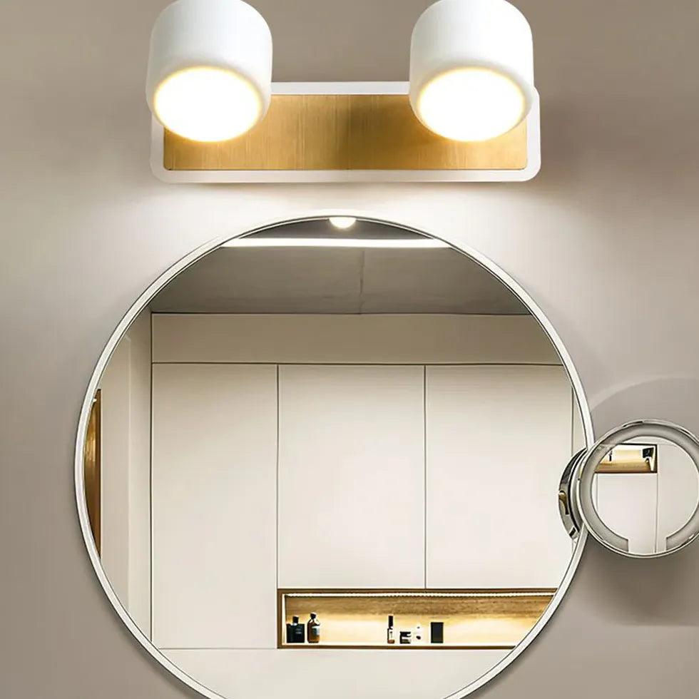Waterproof Cylindrical LED Bathroom Spotlight - Dimmable Ceiling Light for Shower, Vanity, and Mirror Lighting - Energy Efficient Modern Bathroom Lighting Fixture