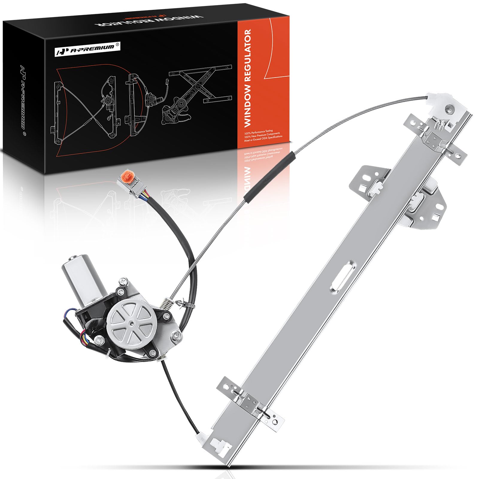 Premium Power Electric Window Regulator with 6-Pin Motor - Compatible with Acura MDX 2003-2006 Front Right Passenger Side - Smooth Window Operation for Daily Commute & Road Trips