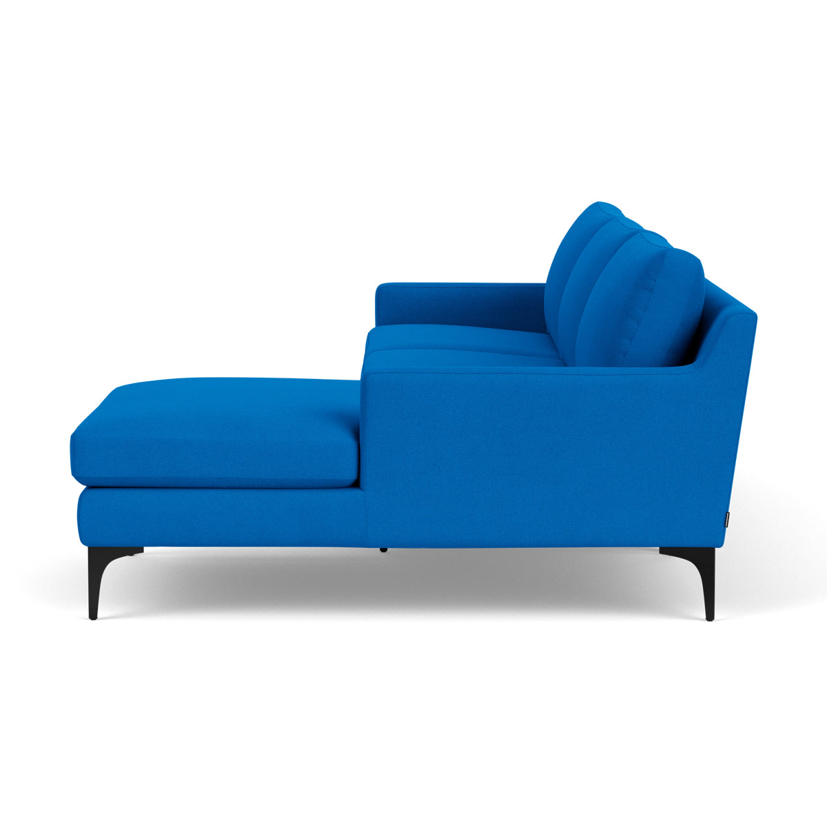 Astha Fabric Right Chaise Sofa - Modern Upholstered Sectional Couch for Living Room, Lounge & Small Spaces