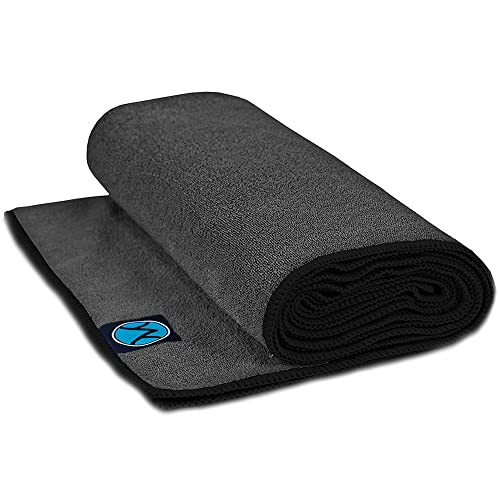 Gray Towel/Black Stitching