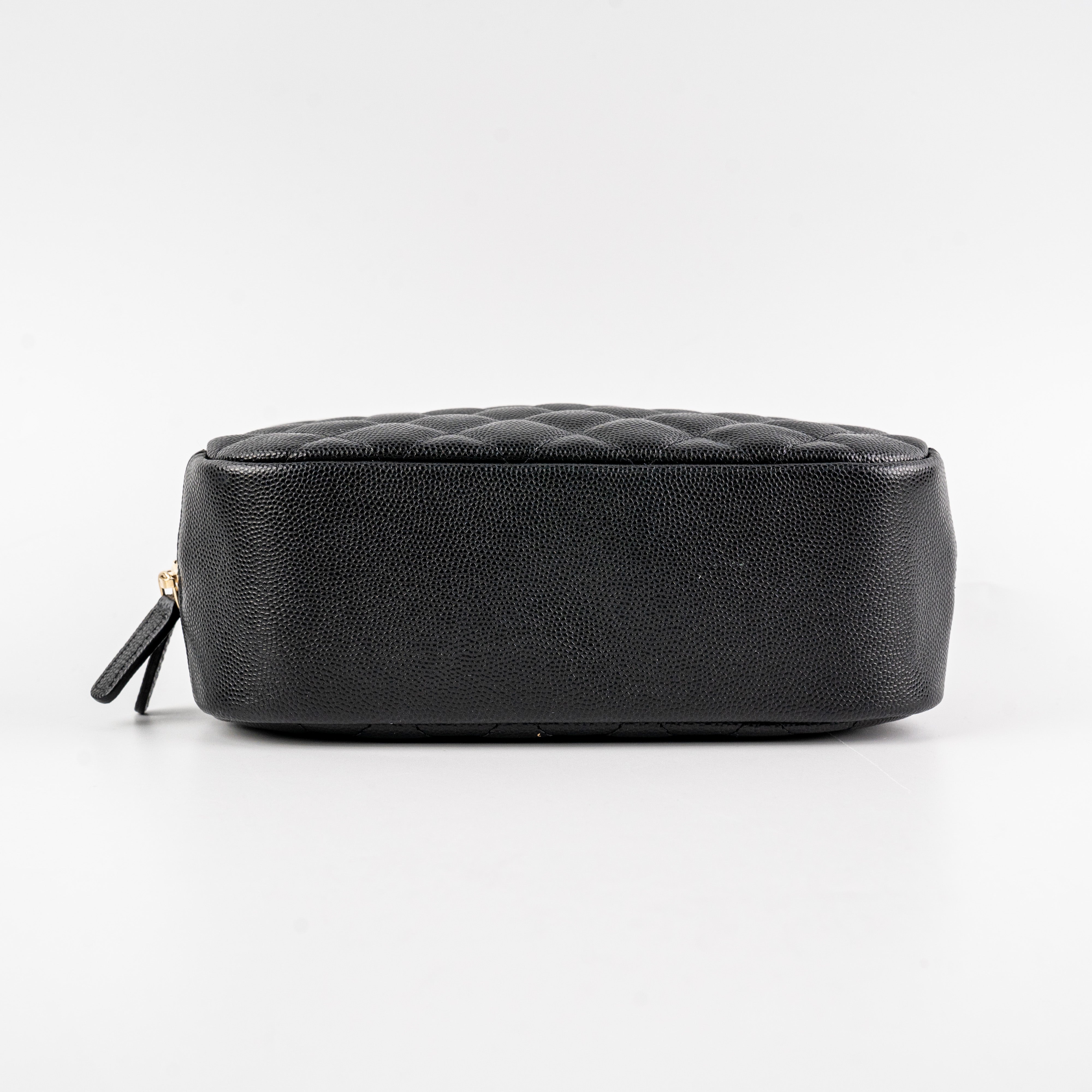 Chanel Quilted Caviar Leather Small Crossbody Bag Black - Luxury Designer Handbag for Women, Perfect for Evening Parties & Date Nights