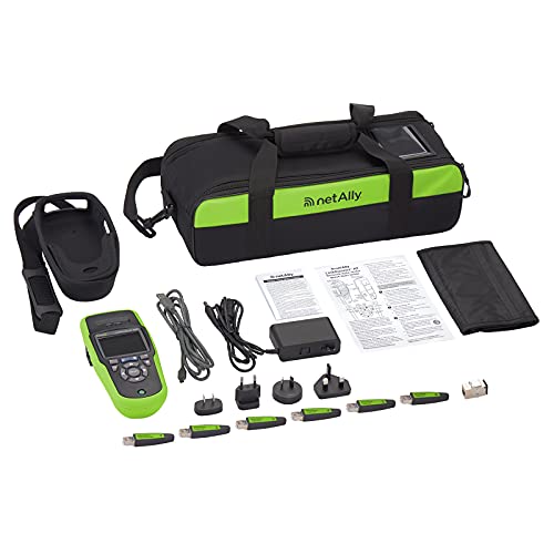 NetAlly LRAT-2000-KIT LinkRunner AT Copper & Fiber Ethernet Network Tester Kit - Professional Network Testing for IT Infrastructure & Data Centers